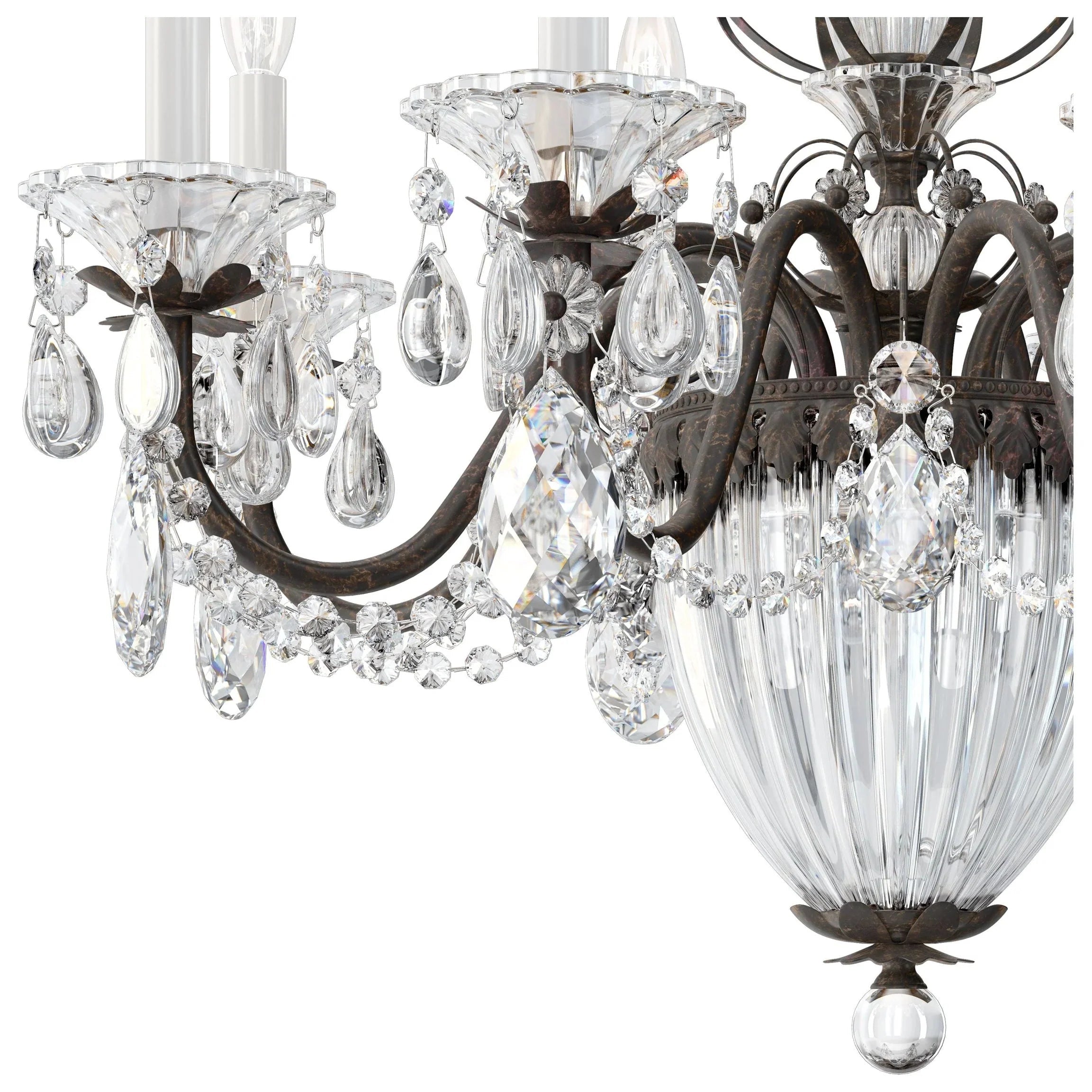 Bagatelle 11 - Light Chandelier - Heirloom BronzeBlushlighting
