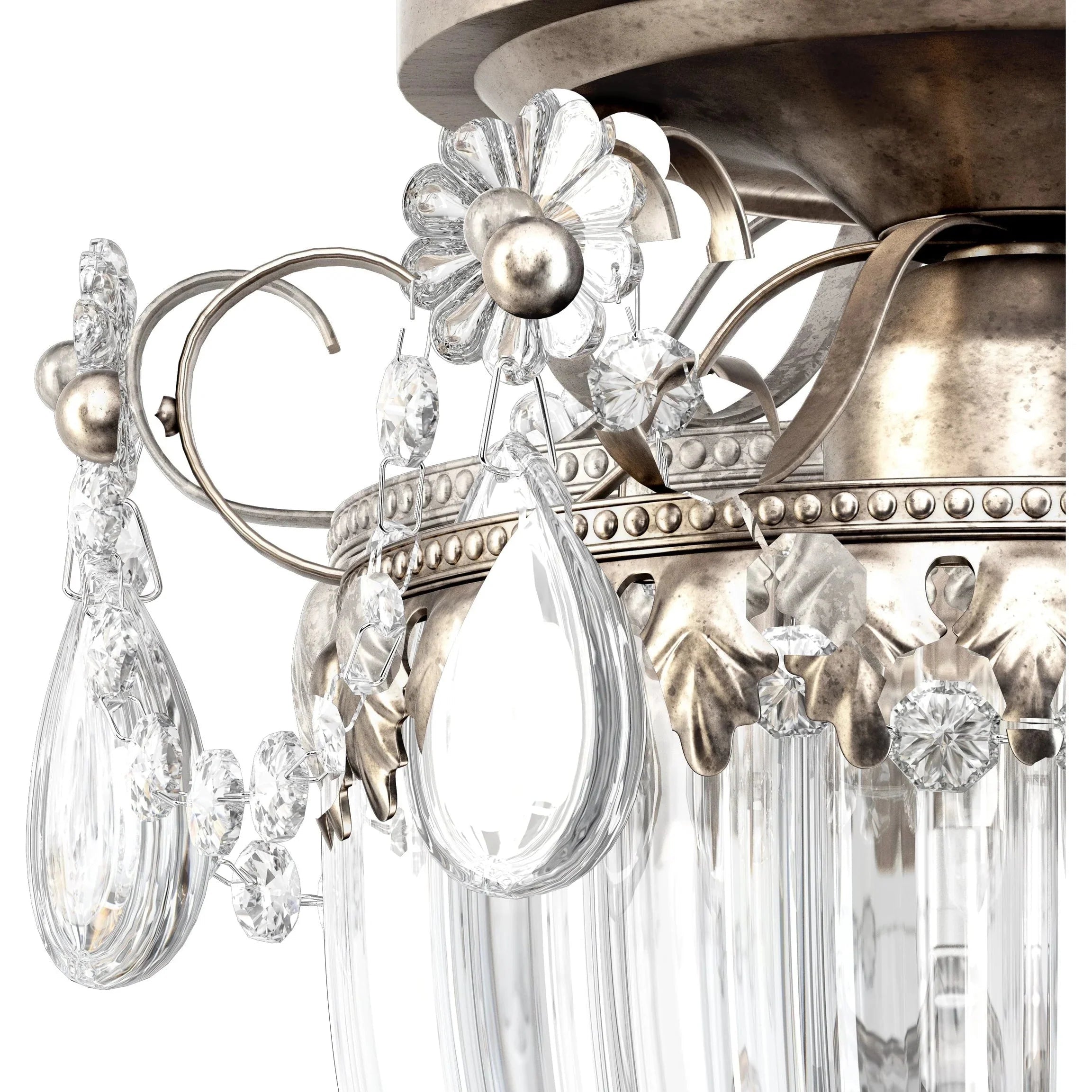 Bagatelle 3 - Light Close - to - Ceiling - Heirloom BronzeBlushlighting