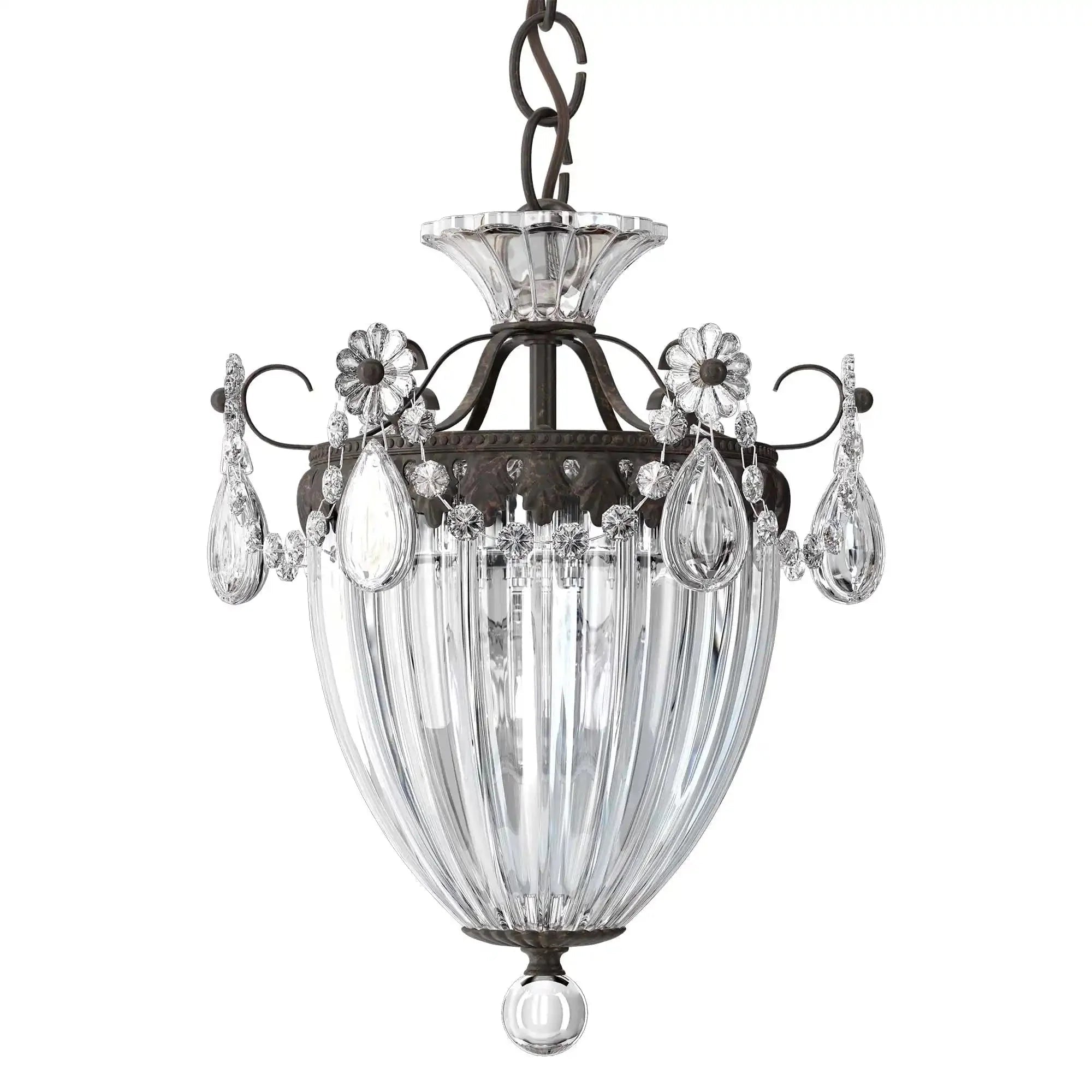 Bagatelle 3 - Light Mini Pendant - Heirloom BronzeBlushlighting