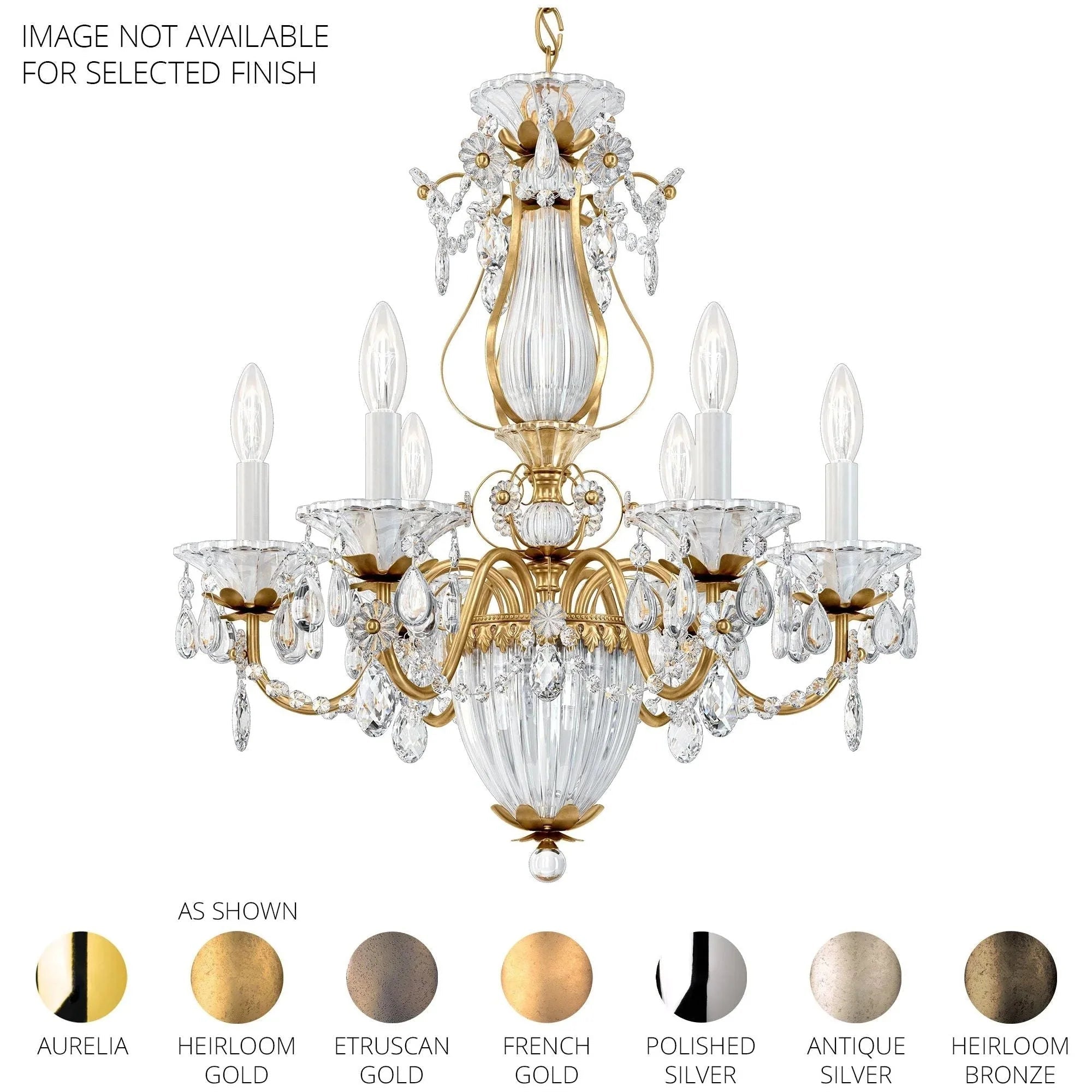 Bagatelle 7 - Light Chandelier - GoldBlushlighting