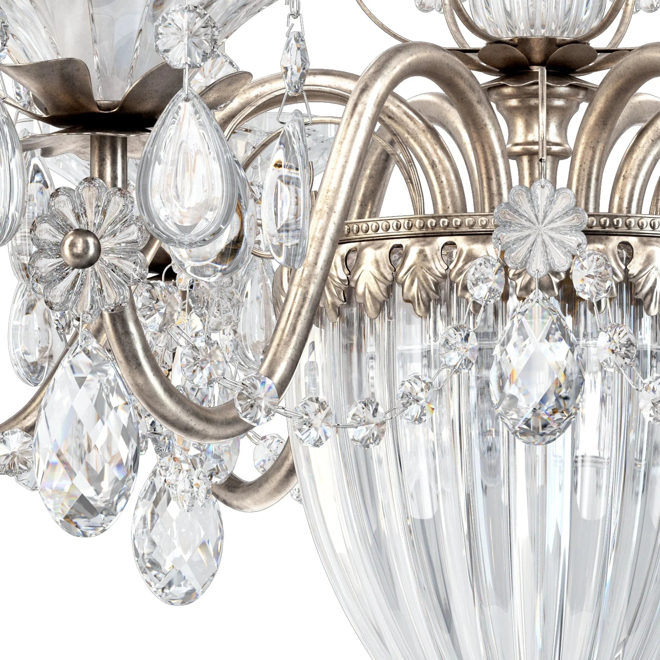 Bagatelle 7 - Light Chandelier - Heirloom BronzeBlushlighting