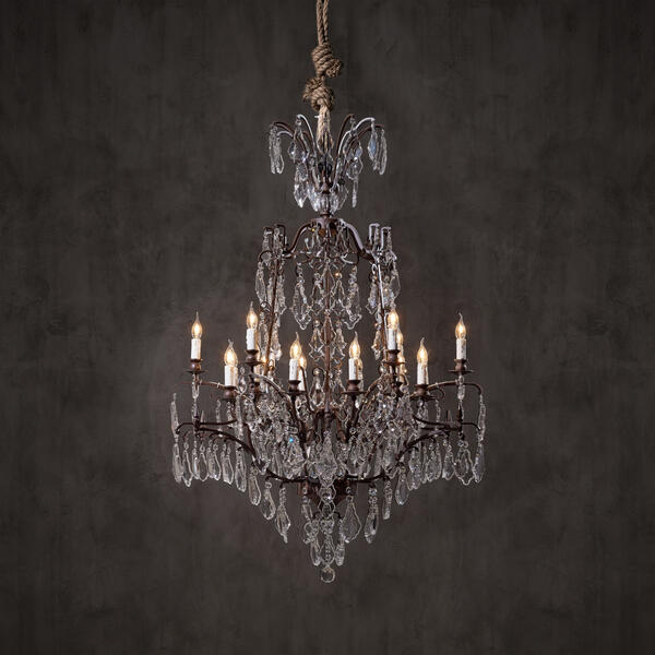 Baroque Large Chandelier-Chandelier-Blushlighting-Blushlighting