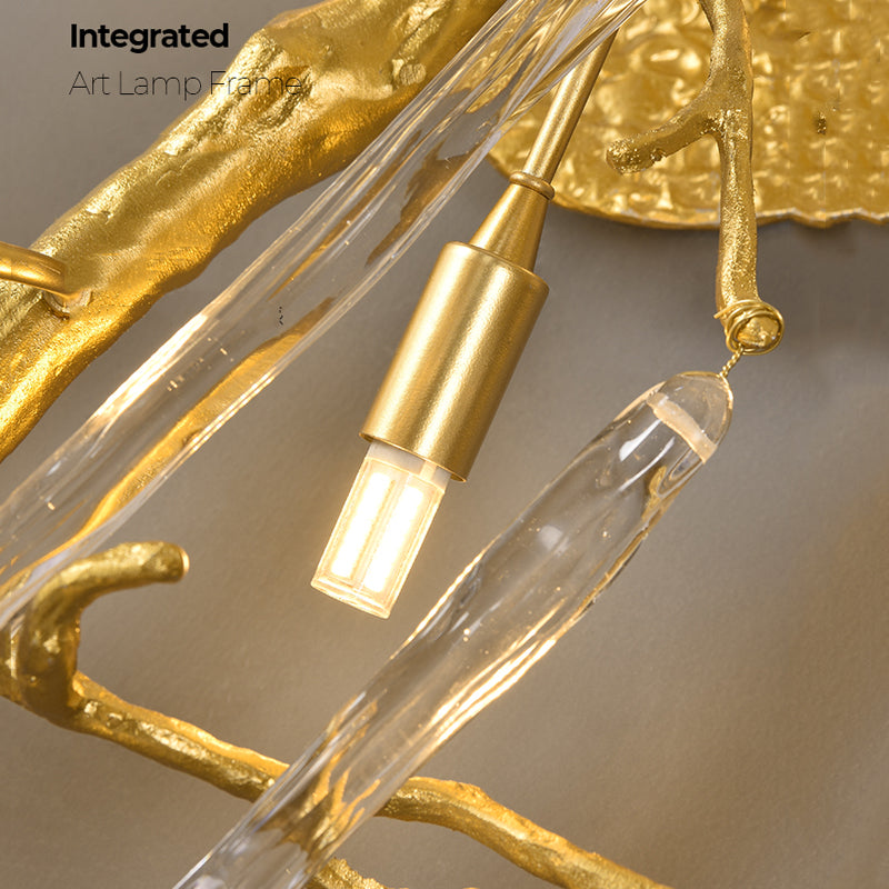 Beathe Light Luxury Crystal Branch Wall Sconce-Wall Sconce-Blushlighting