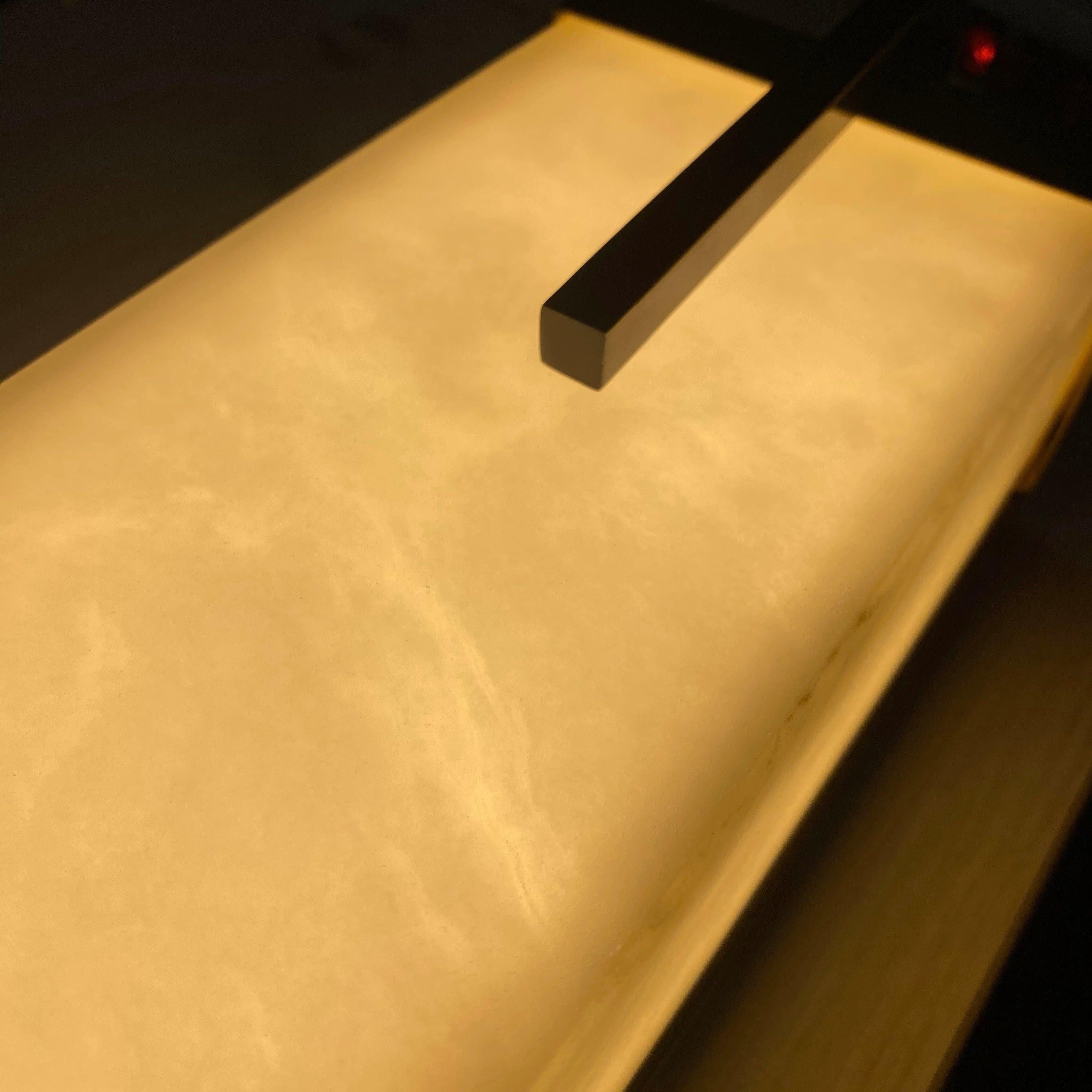 Beckett Alabaster Wall Sconce - ∅ 4.7″ x H 31.5″ Set of 2BronzeBlushlighting