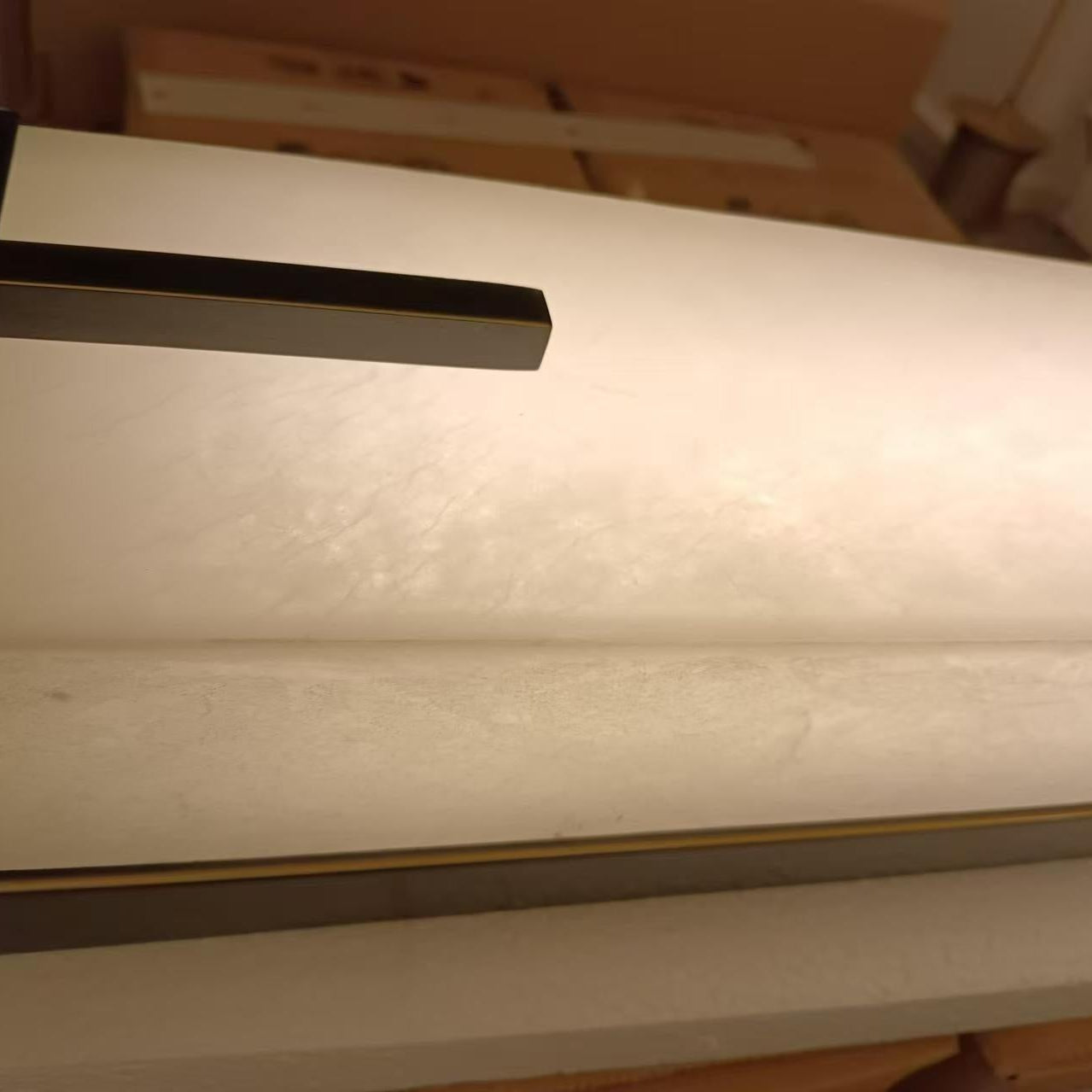 Beckett Alabaster Wall Sconce - ∅ 4.7″ x H 31.5″ Set of 2BronzeBlushlighting