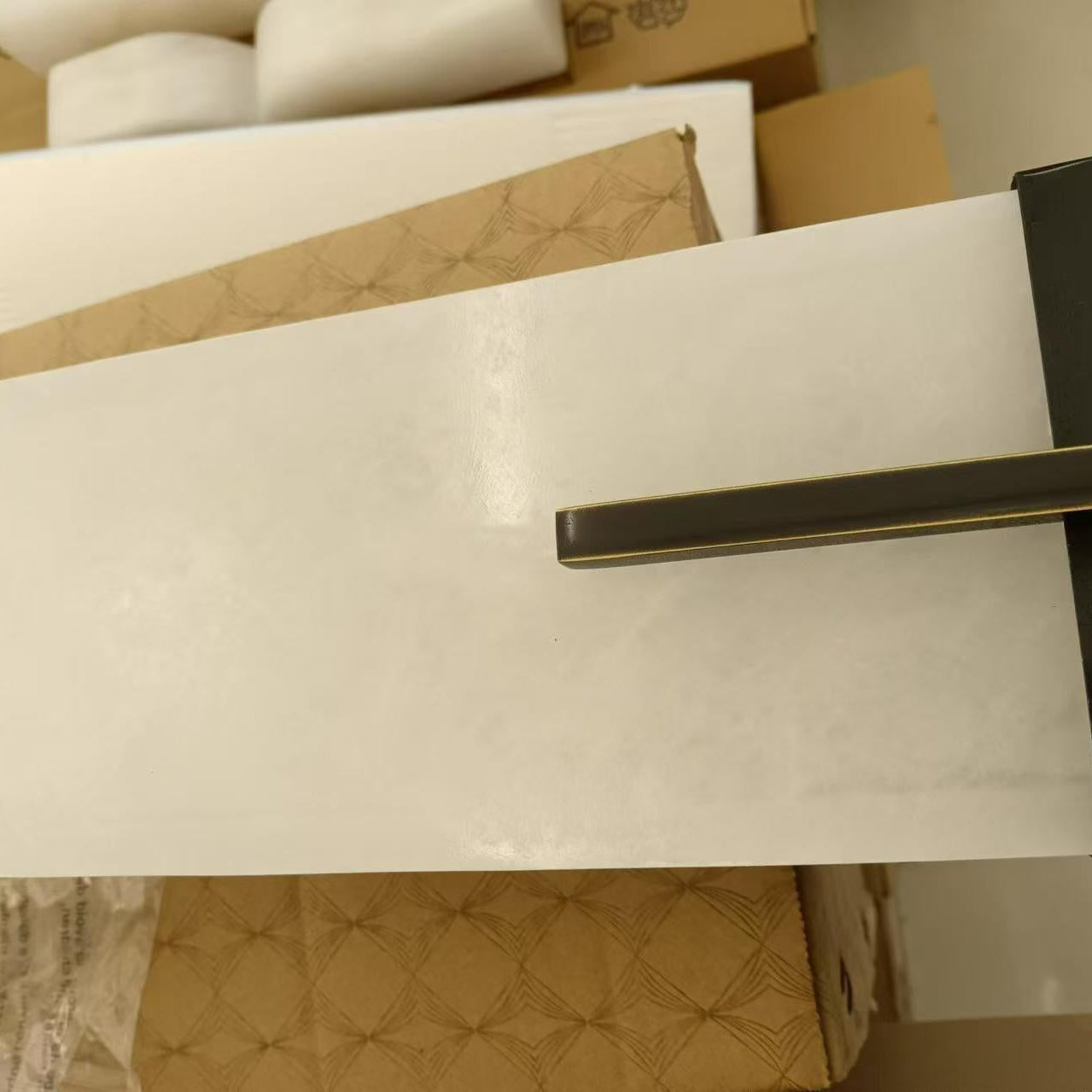 Beckett Alabaster Wall Sconce - ∅ 4.7″ x H 31.5″ Set of 2BronzeBlushlighting