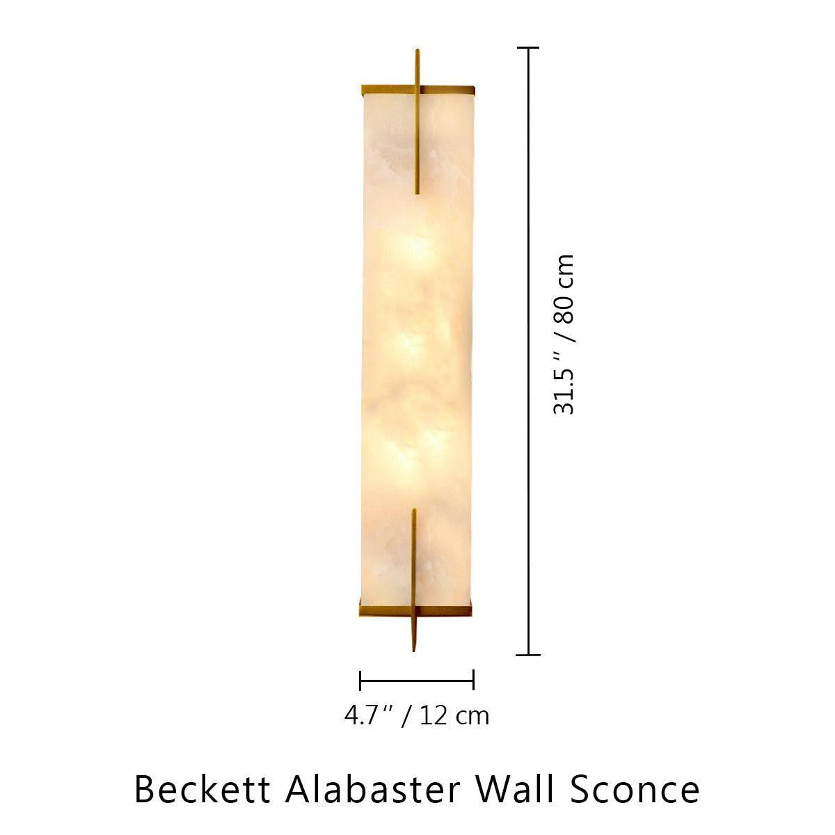 Beckett Alabaster Wall Sconce