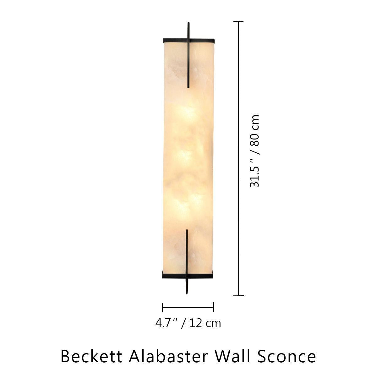 Beckett Alabaster Wall Sconce