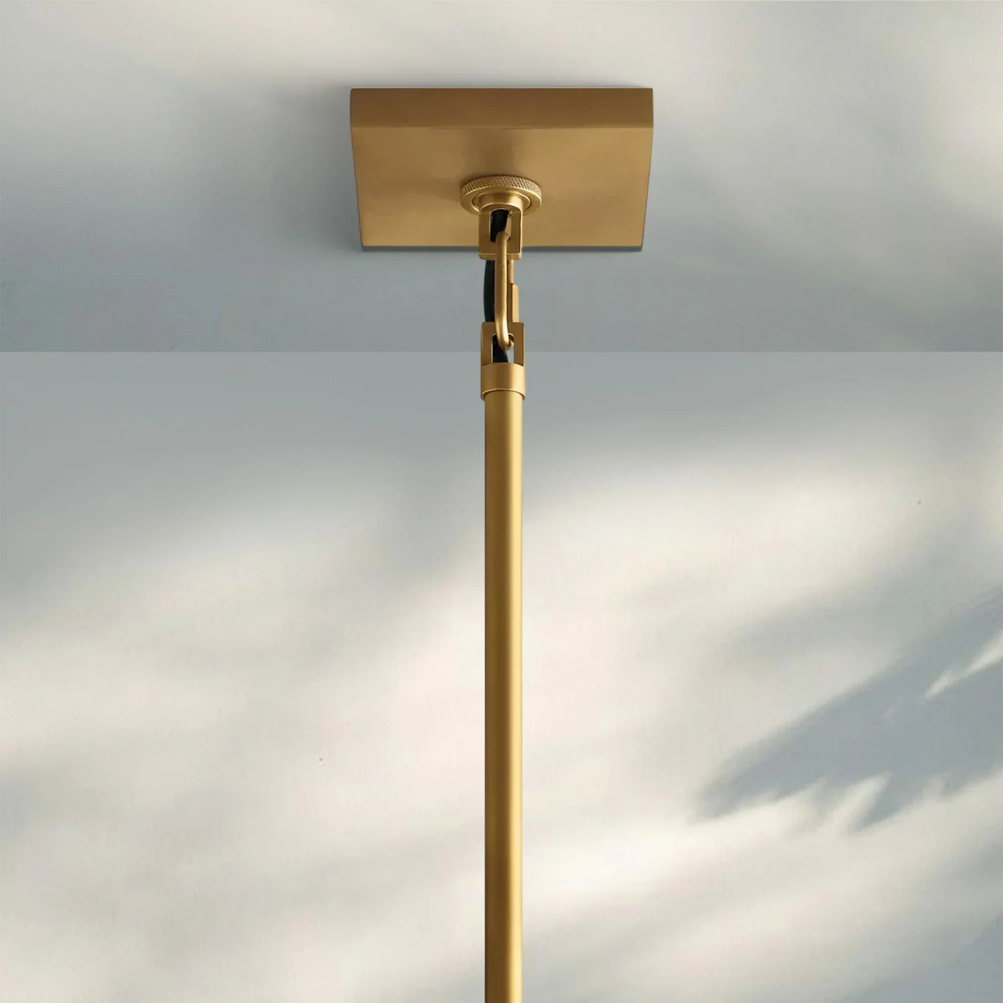 Beckmen Glass Lantern Modern Round Chandelier 33''44"55''-