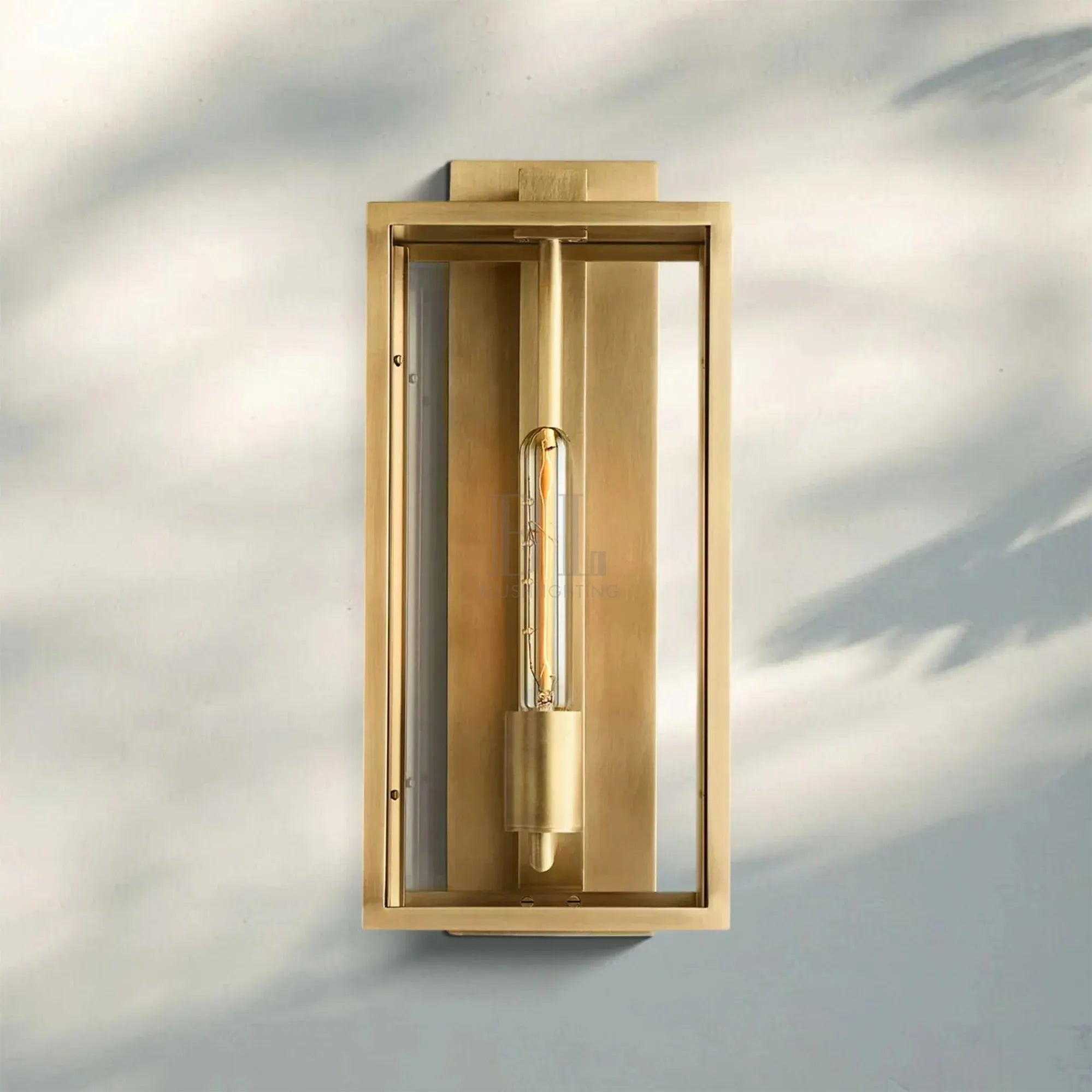 Beckmen Glass Lantern Outdoor Wall Sconce 18'' 21'' 28''-