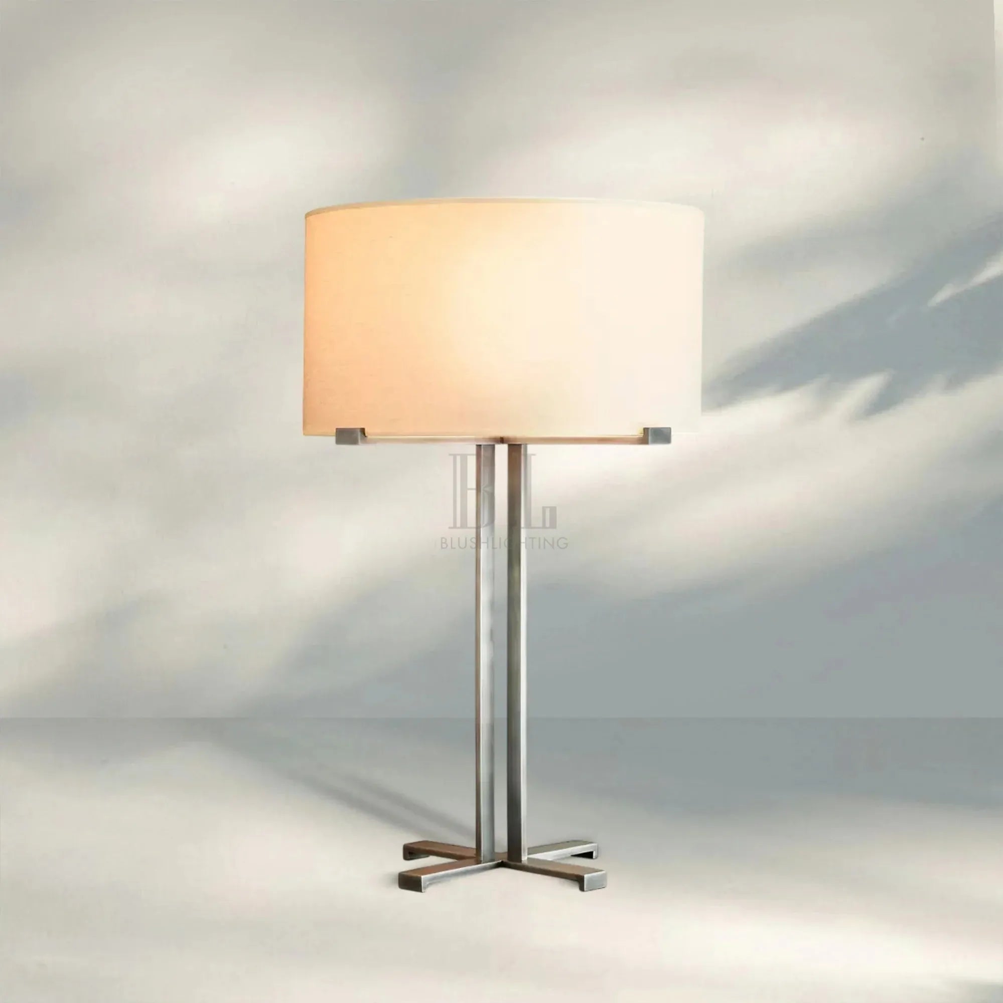 Beckmen Table Lamp-Nickel-