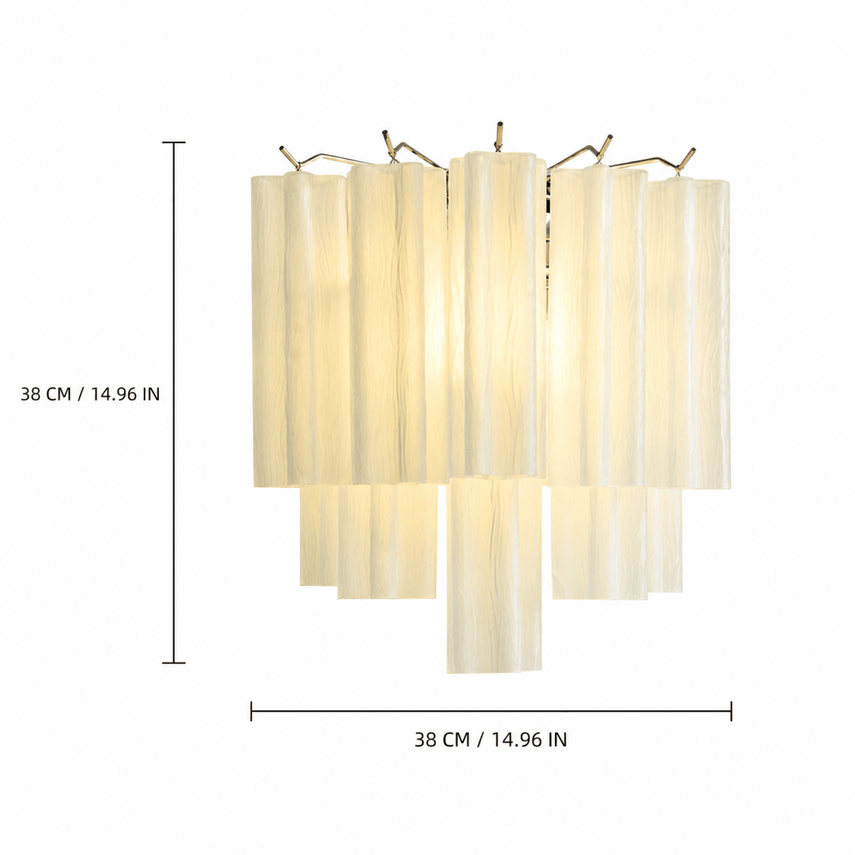 Bedroom Wall Sconce | Murano-Style Glass | Floravia - Tiffany BlueBlushlighting