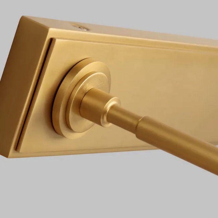 Belmore Picture Light - 10"Steel Burnished BrassBlushlighting