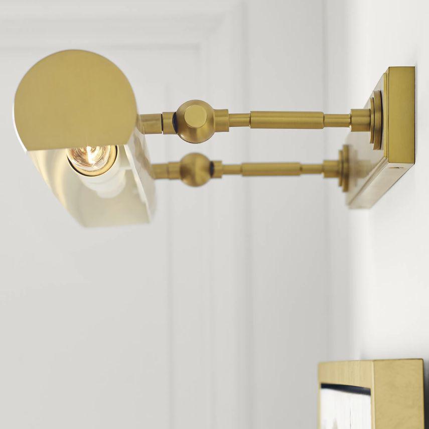 Belmore Picture Light - 10"Steel Burnished BrassBlushlighting