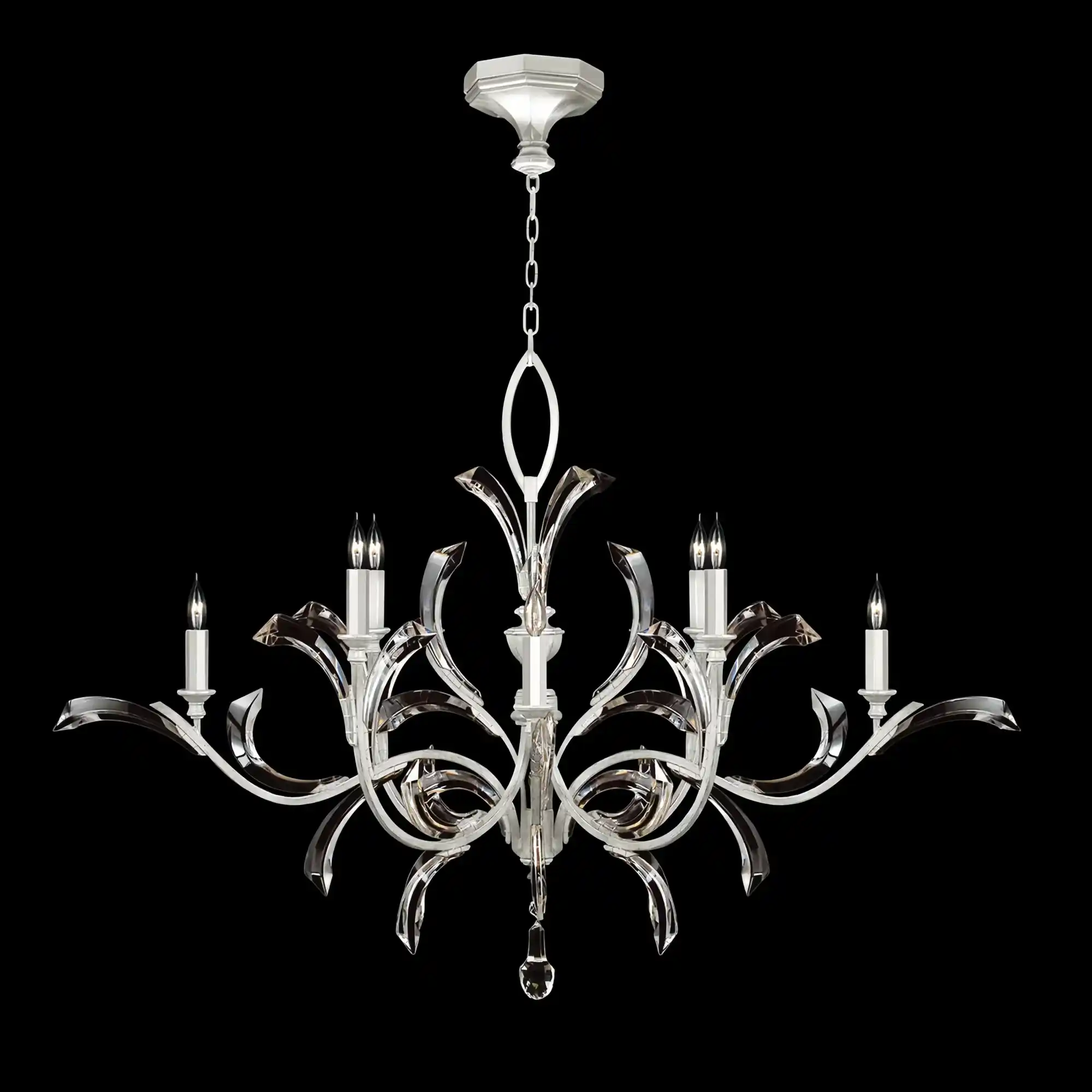 Blush Beveled Arcs 8 - Light Chandelier-Blushlighting