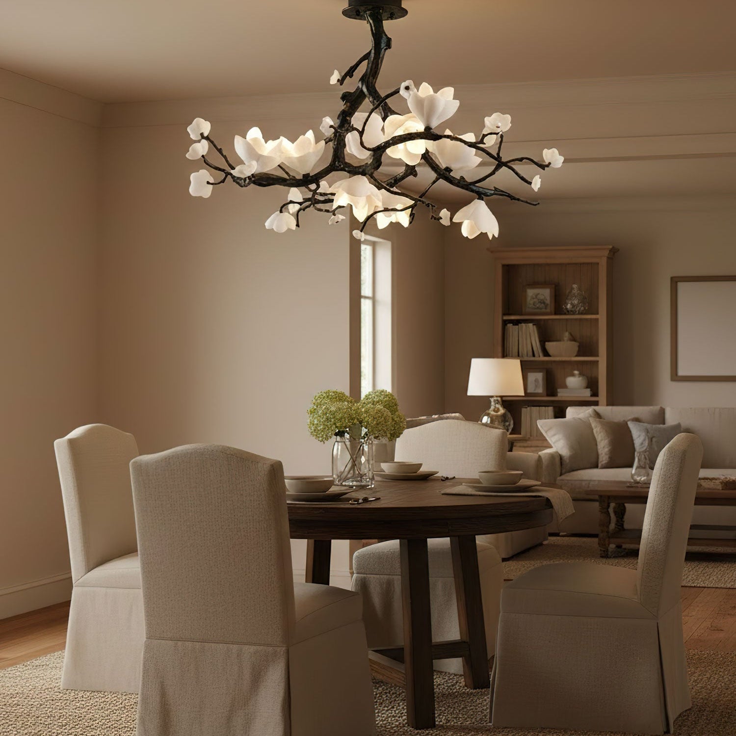 Black Branch Copper Tree Chandelier - ∅ 31.5″ x H 17.7″ / Dia 80cm x H 45cmDark CopperBlushlighting