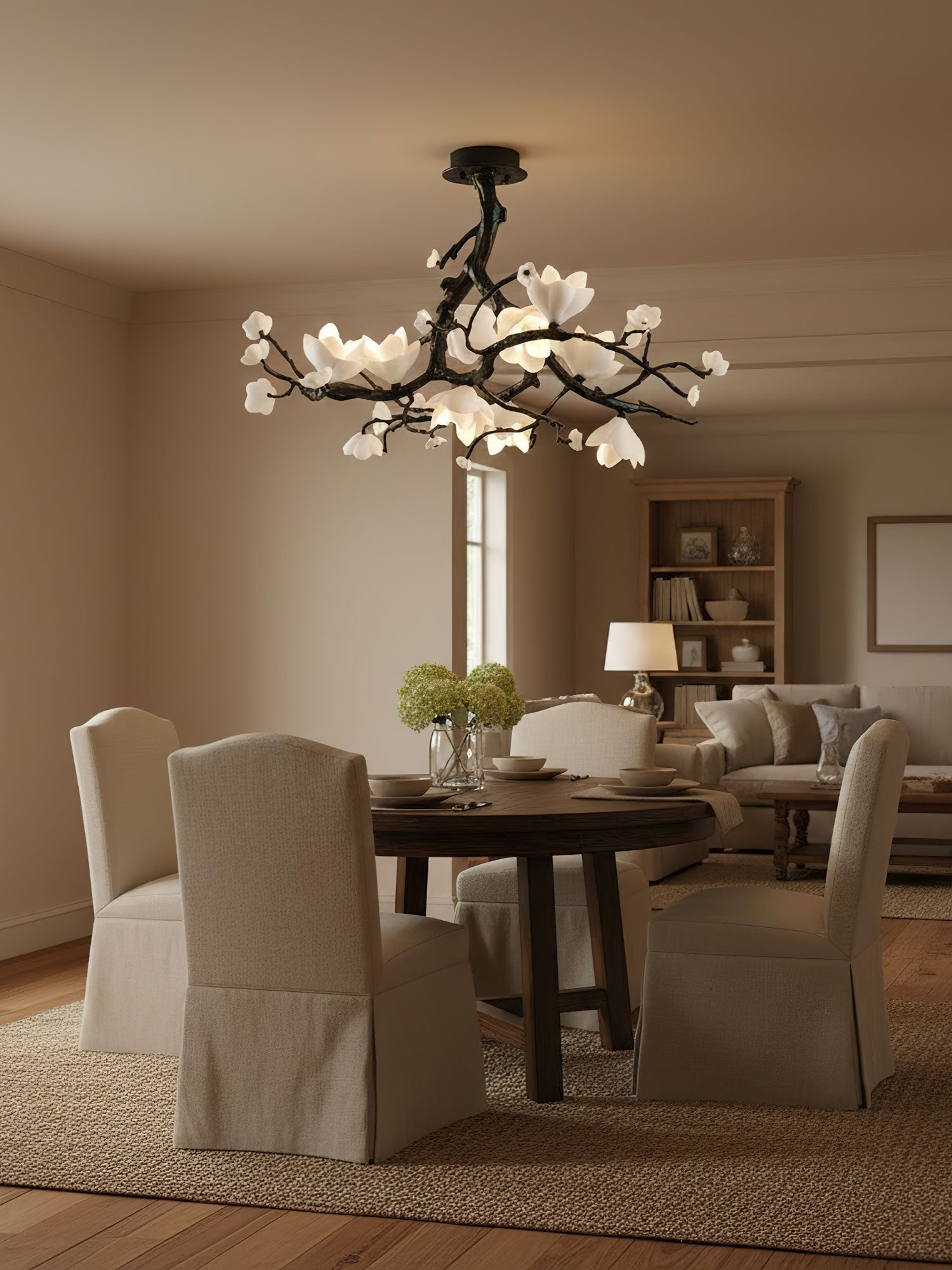 Black Branch Copper Tree Chandelier - ∅ 31.5″ x H 17.7″ / Dia 80cm x H 45cmDark CopperBlushlighting