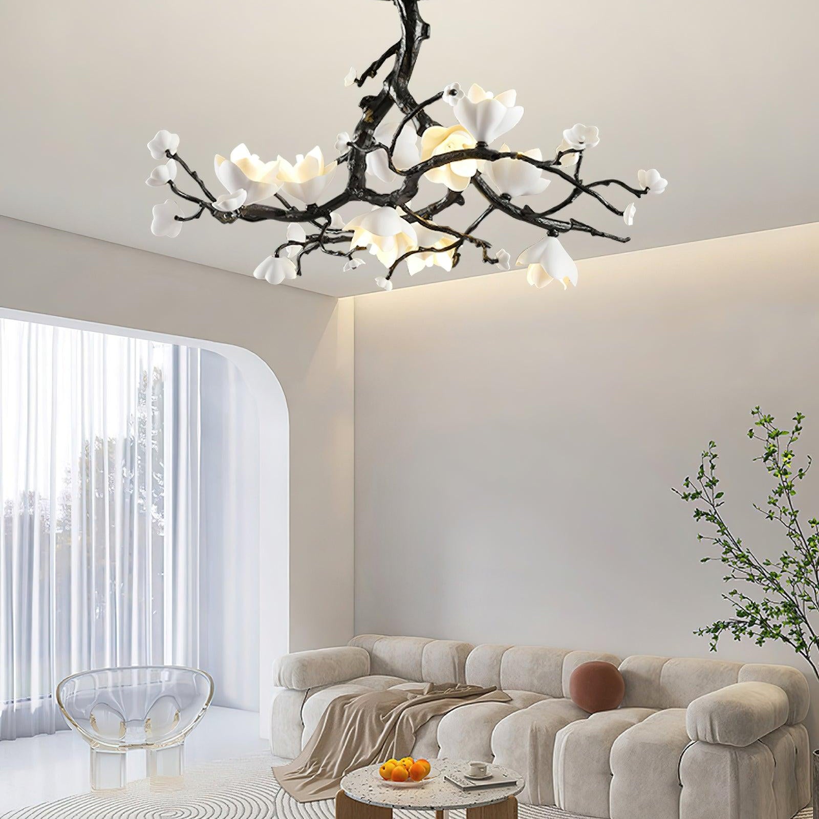 Black Branch Copper Tree Chandelier - ∅ 31.5″ x H 17.7″ / Dia 80cm x H 45cmDark CopperBlushlighting