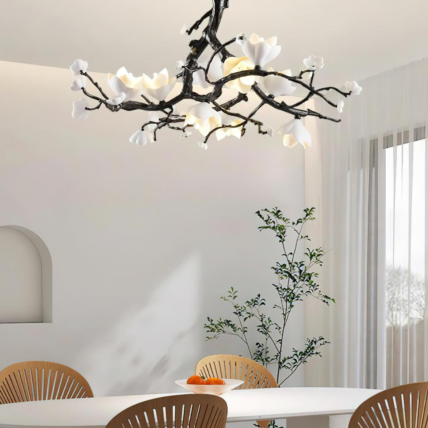 Black Branch Copper Tree Chandelier - ∅ 31.5″ x H 17.7″ / Dia 80cm x H 45cmDark CopperBlushlighting