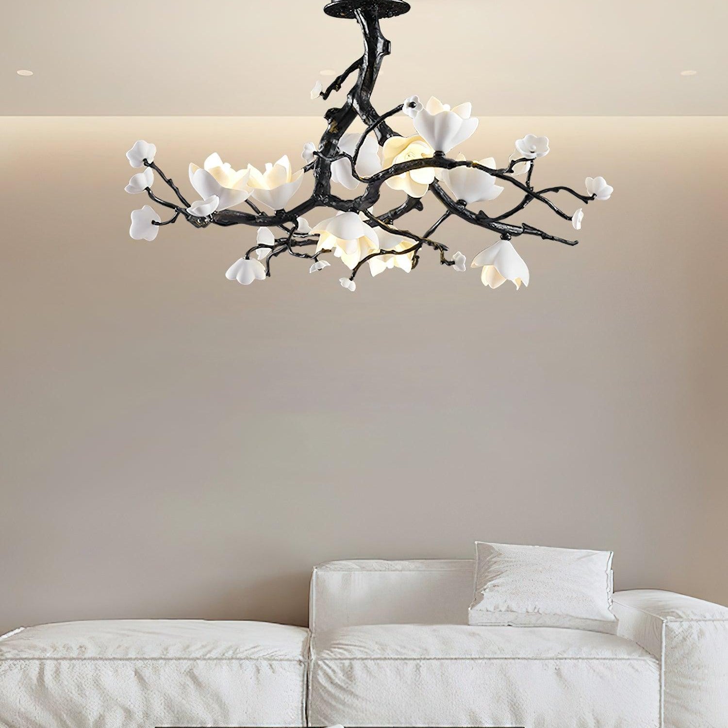 Black Branch Copper Tree Chandelier - ∅ 31.5″ x H 17.7″ / Dia 80cm x H 45cmDark CopperBlushlighting