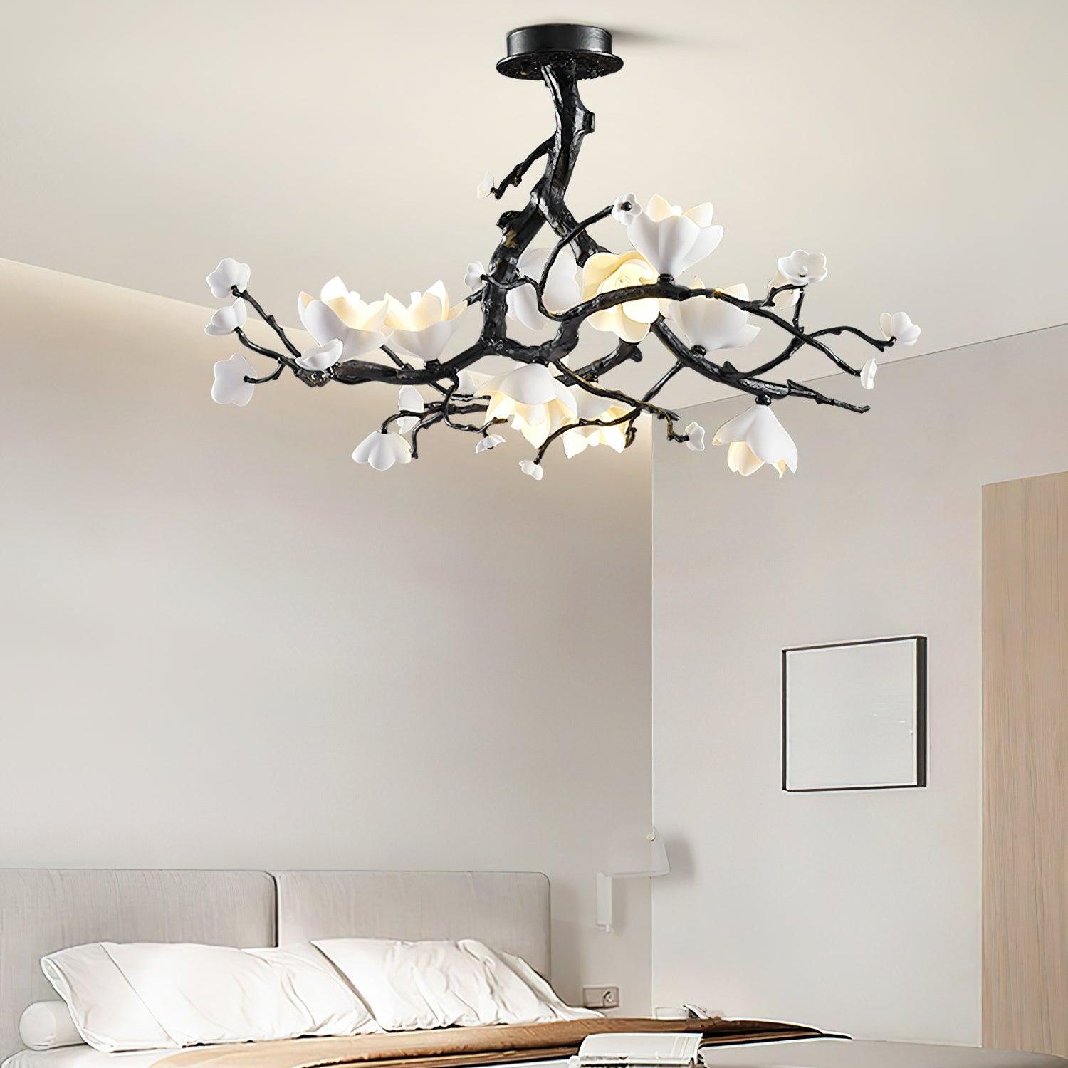 Black Branch Copper Tree Chandelier - ∅ 31.5″ x H 17.7″ / Dia 80cm x H 45cmDark CopperBlushlighting