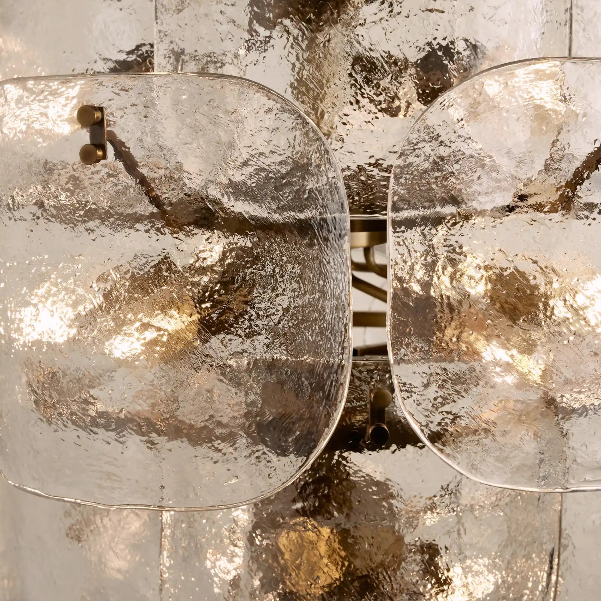 Blaire Round Chandelier - ClearBlushlighting