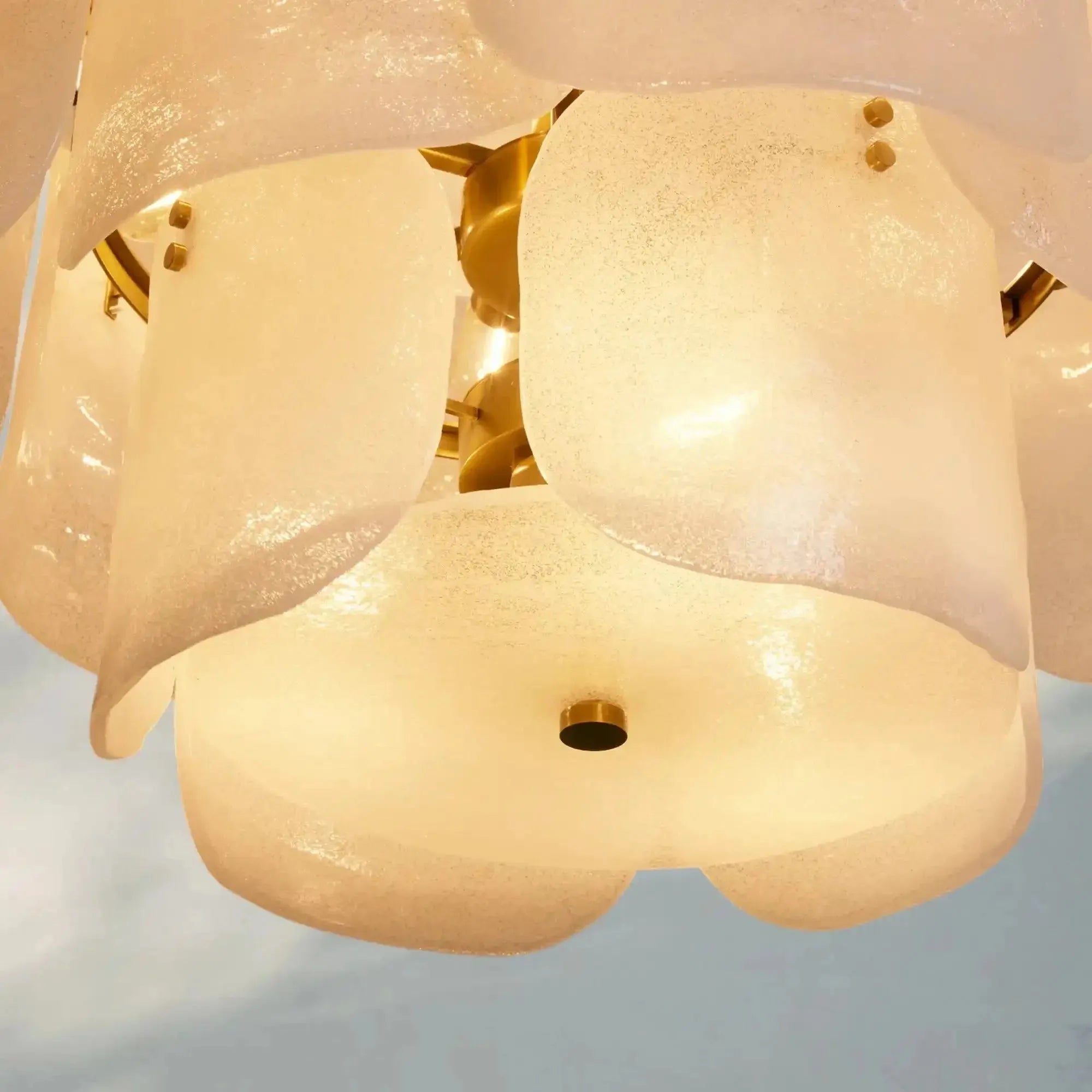 Blaire Round Chandelier - ClearBlushlighting