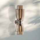 Blum Glass Cloche Grand Sconce-Amber-Bronze-Blushlighting