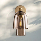 Blum Amber Glass Flute Sconce-Blushlighting