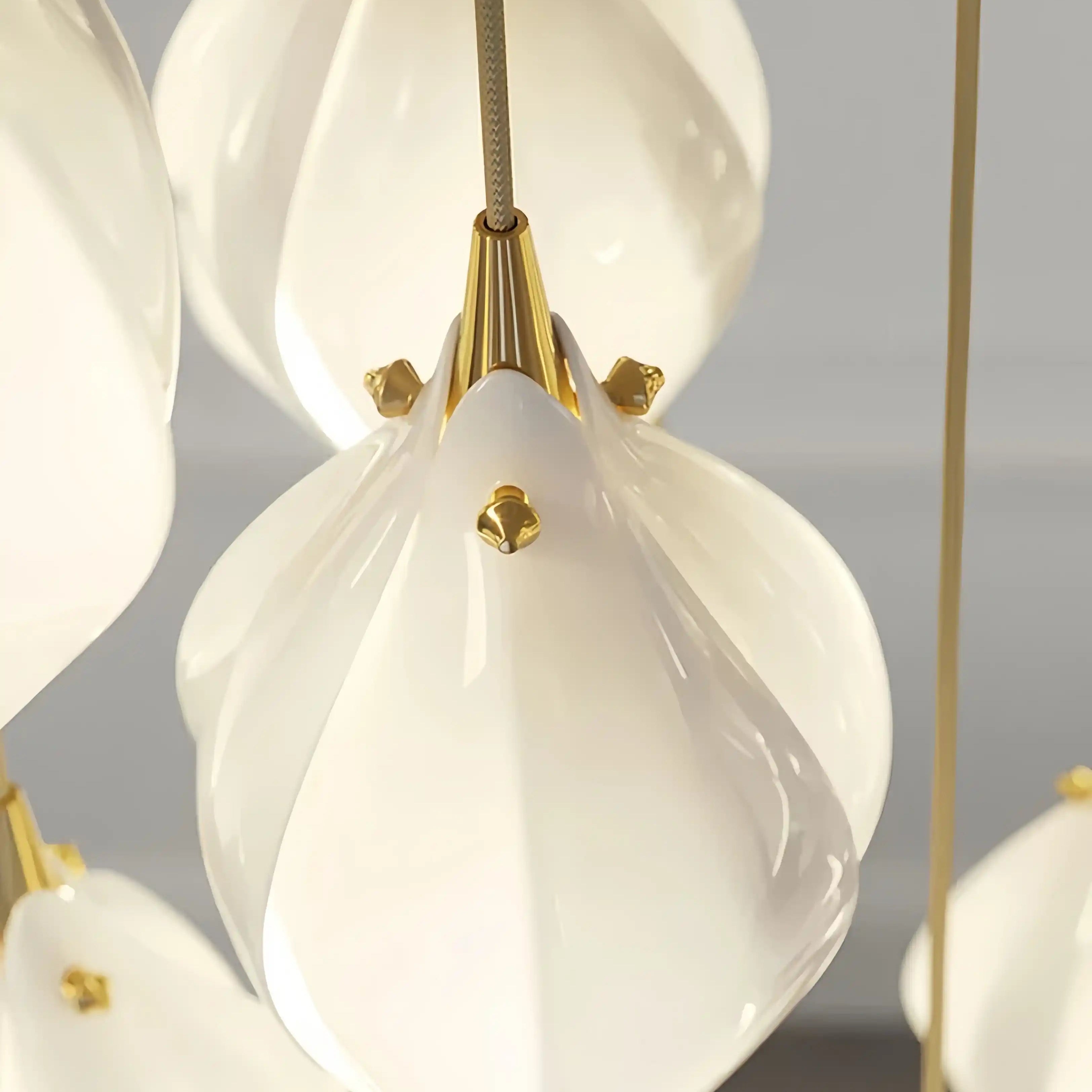 Bloom Chandelier - 26 Lights | Ellipse styleEmitting White LightingBlushlighting