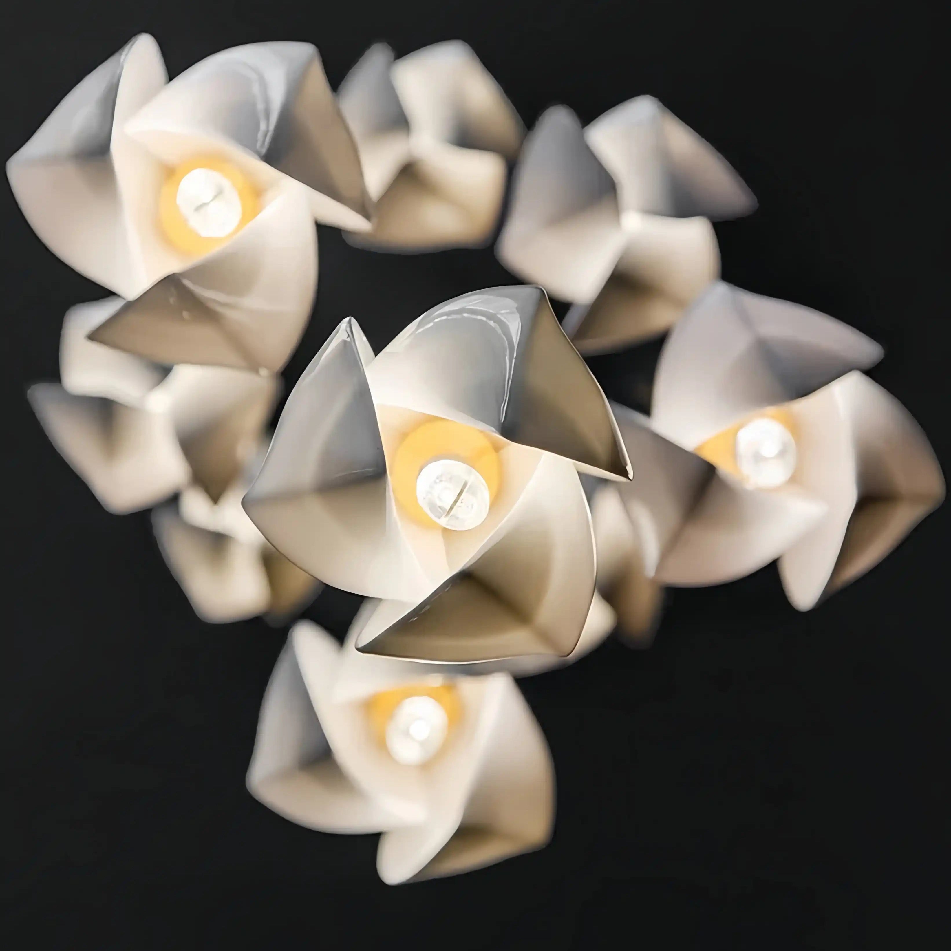 Bloom Chandelier - 26 Lights | Ellipse styleEmitting White LightingBlushlighting