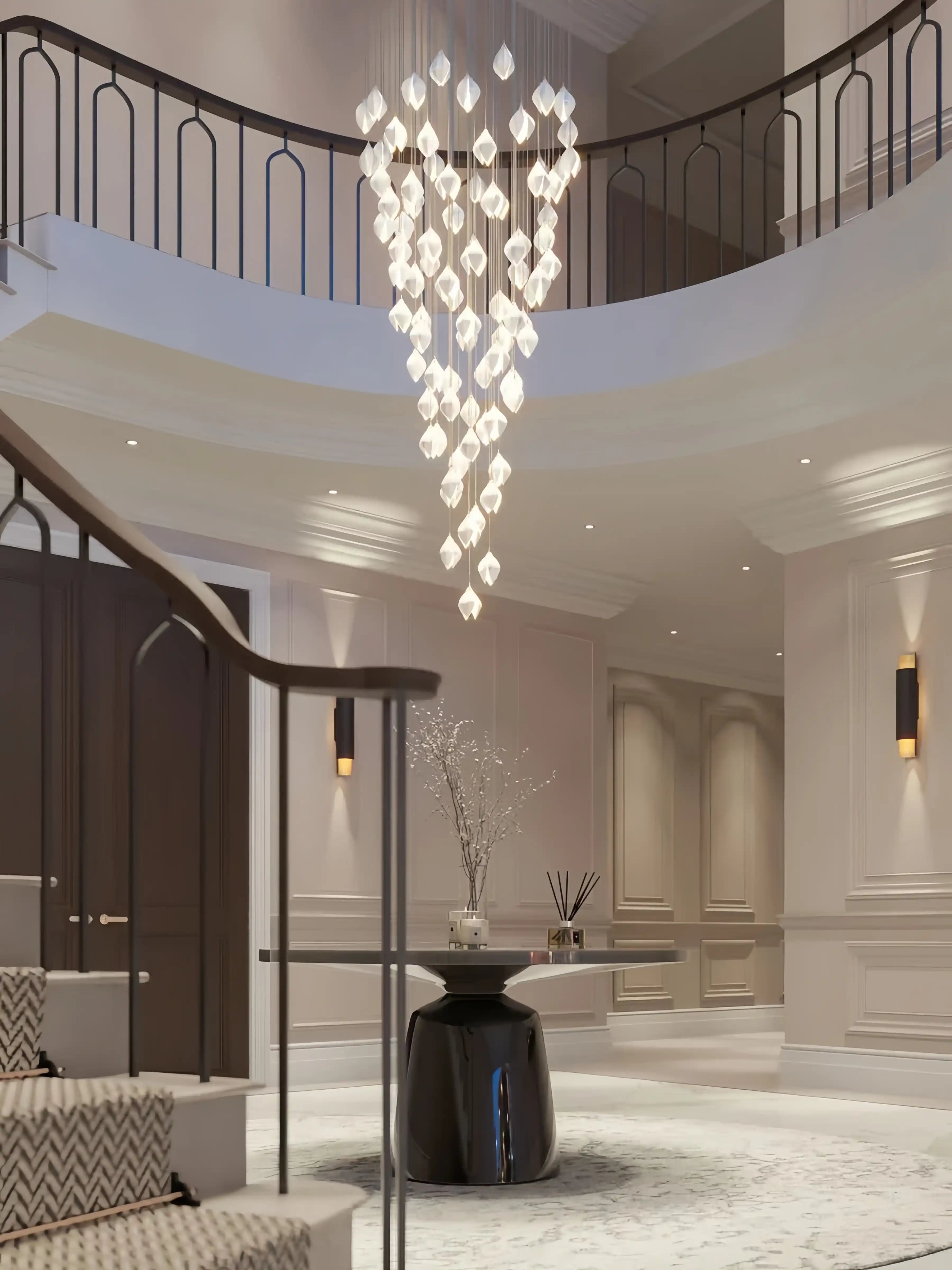 Bloom Chandelier-Blushlighting