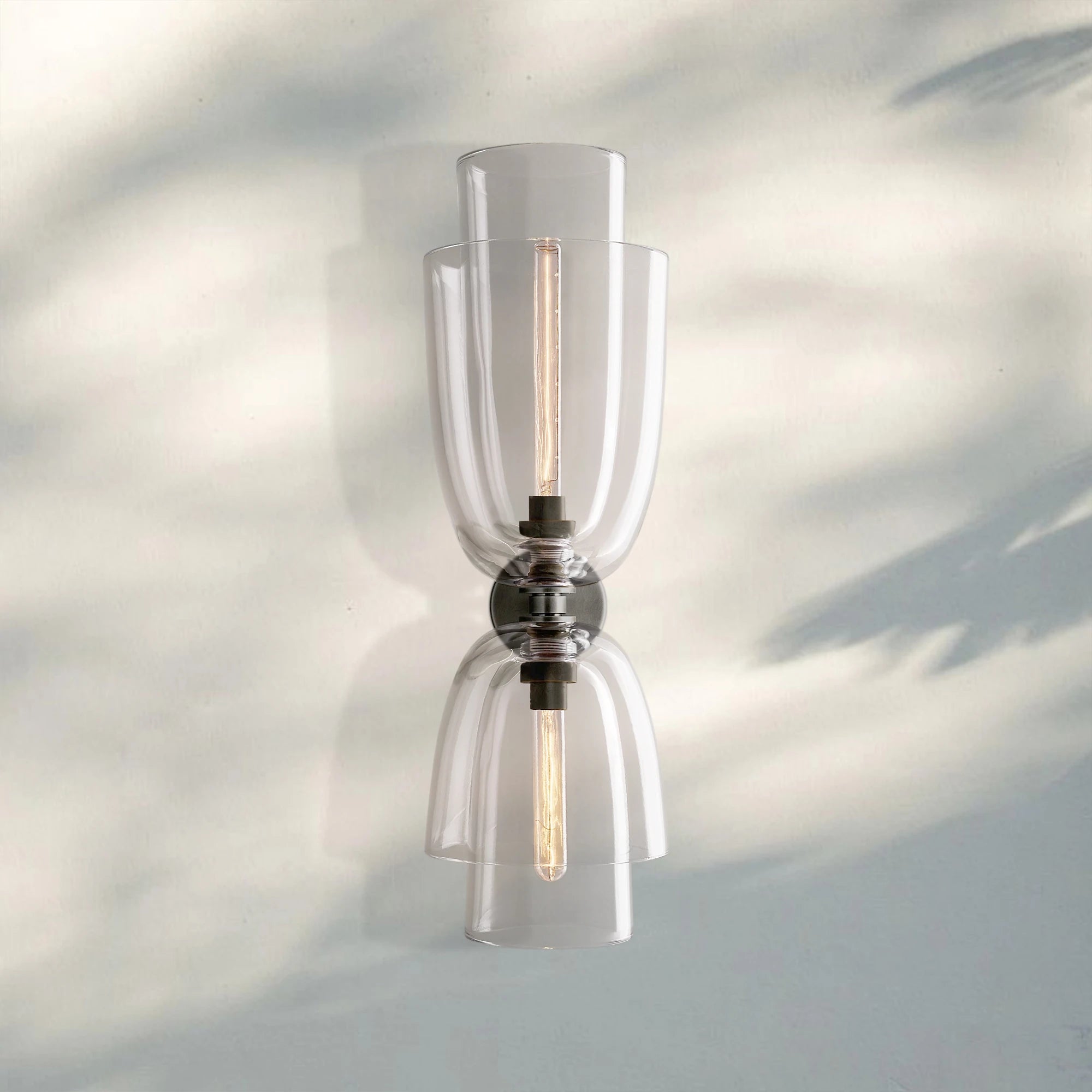 Blum Glass Cloche Grand Sconce-Blushlighting