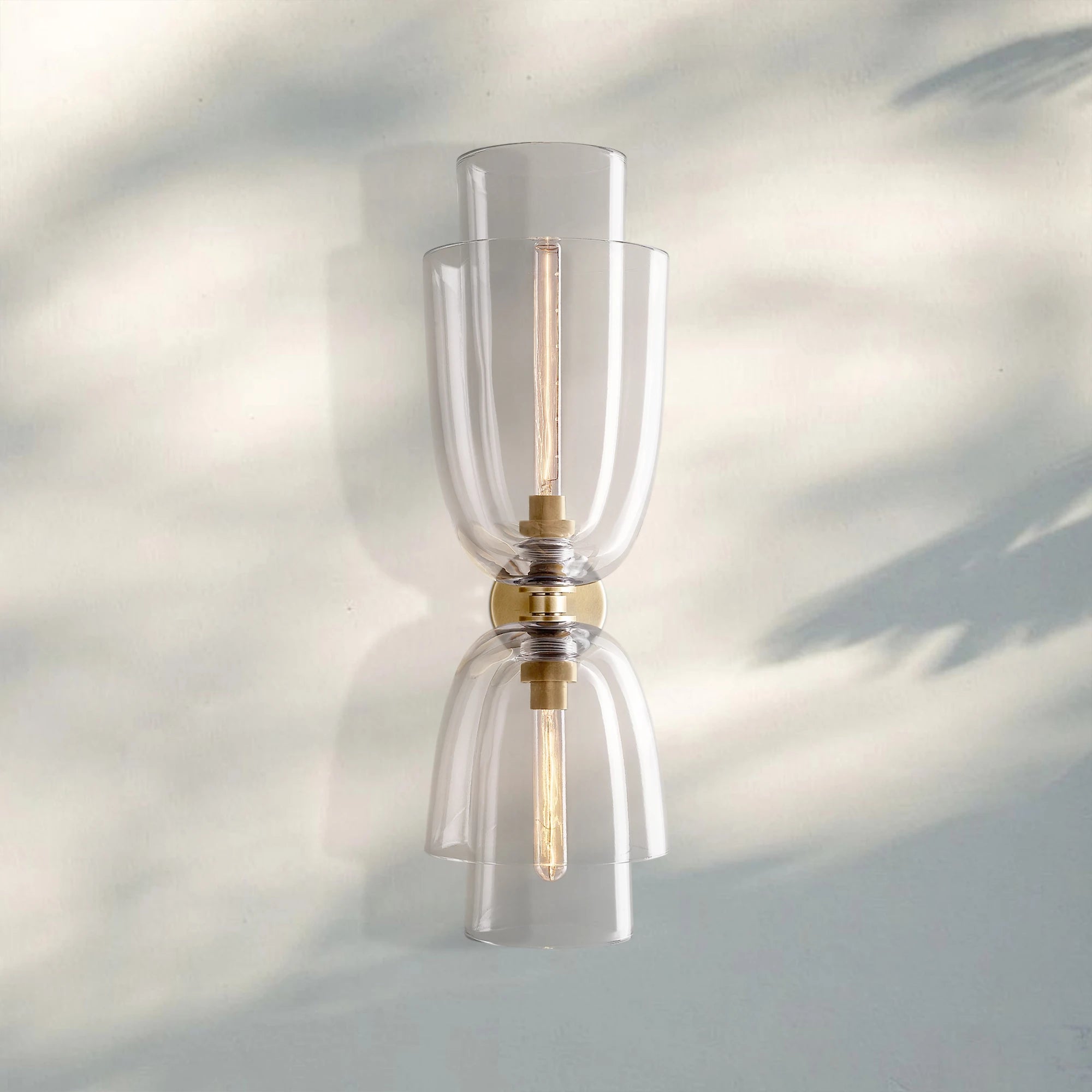 Blum Glass Cloche Grand Sconce-Blushlighting