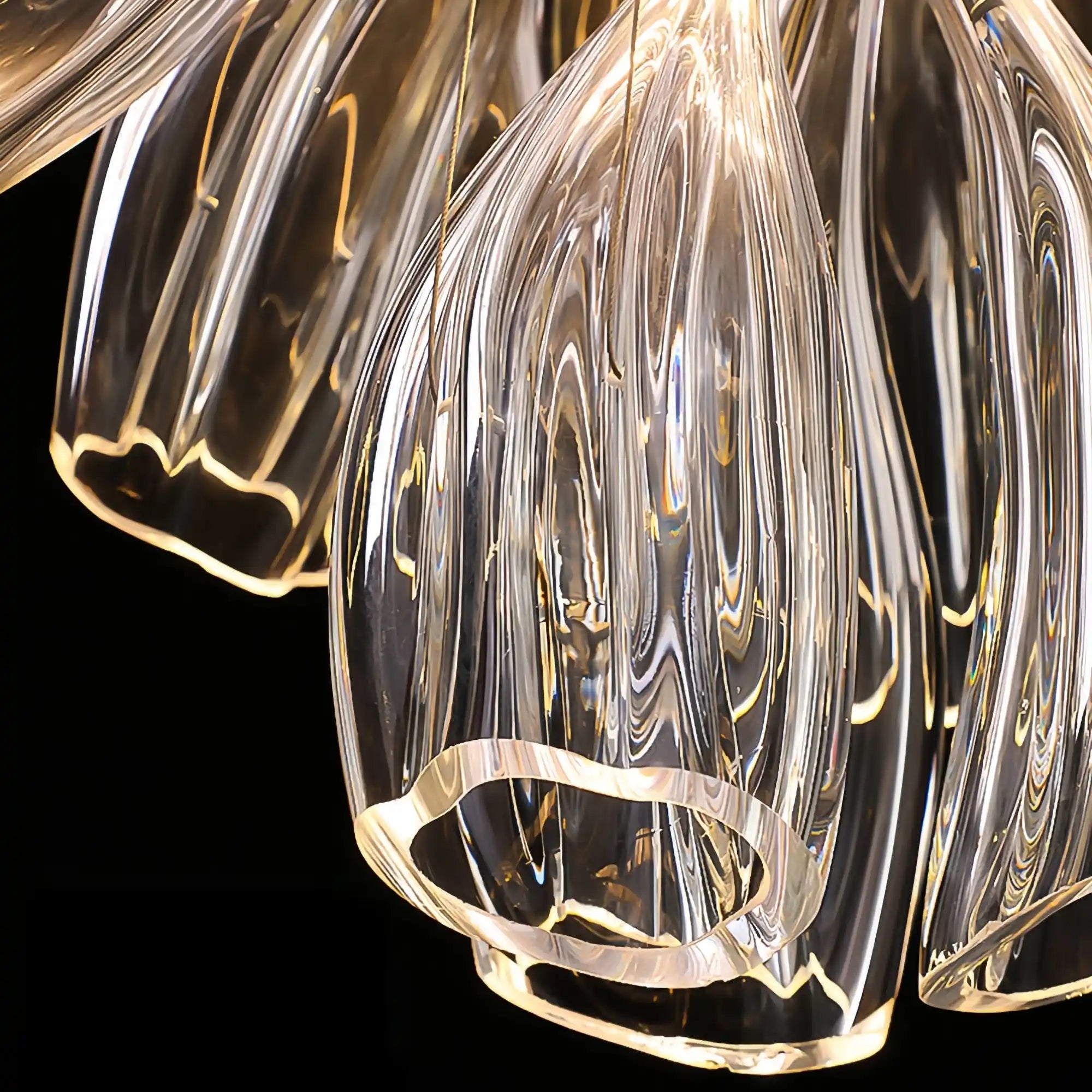 Blush Lighting Flower Glass Foyer Chandelier-Blushlighting-Blushlighting