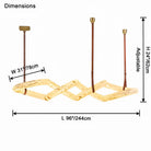 Blushlighting Infinity Massive Alabaster Chandelier-Blushlighting