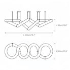 Blushlighting Infinity Massive Alabaster Chandelier-Blushlighting