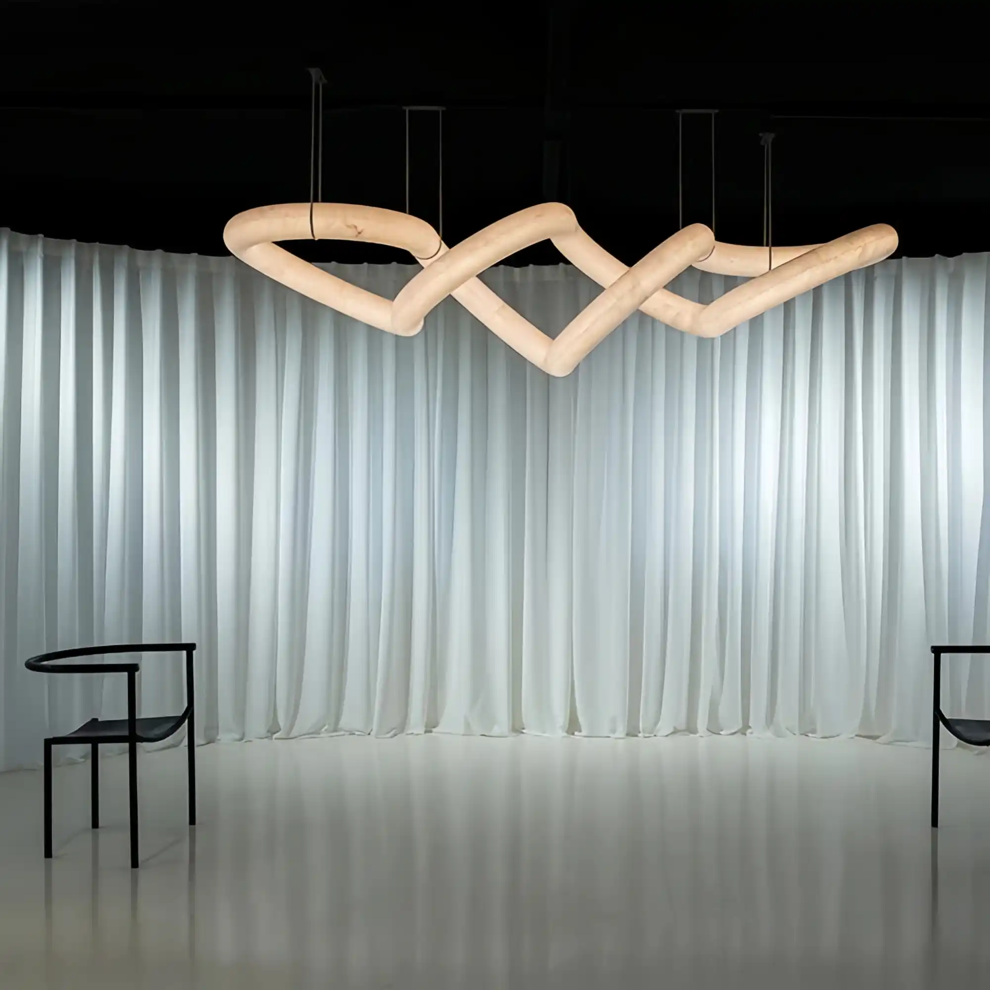 Blushlighting Infinity Massive Alabaster Chandelier-Blushlighting