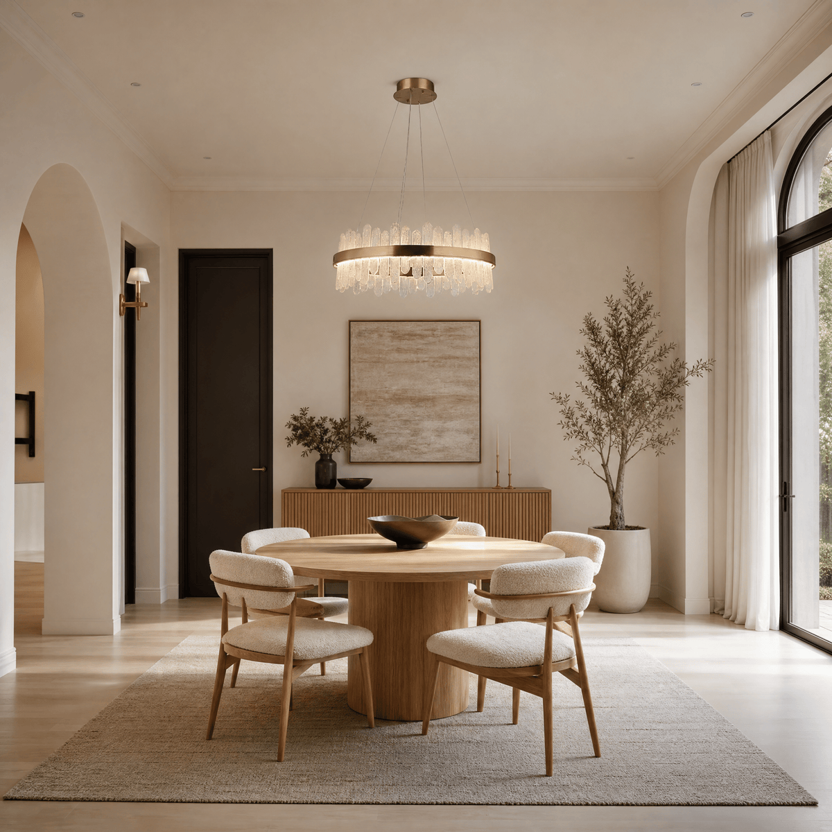 Bocciolo Handblown Chandelier - D800*H200mmBlushlighting
