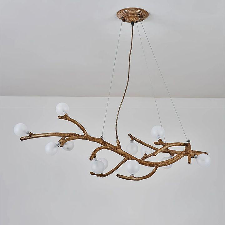 Boho Tree Branch Modern Chandelier - 10 heads Size: Dia 31.4″(80cm) x H 12.5″(32cm)Blushlighting