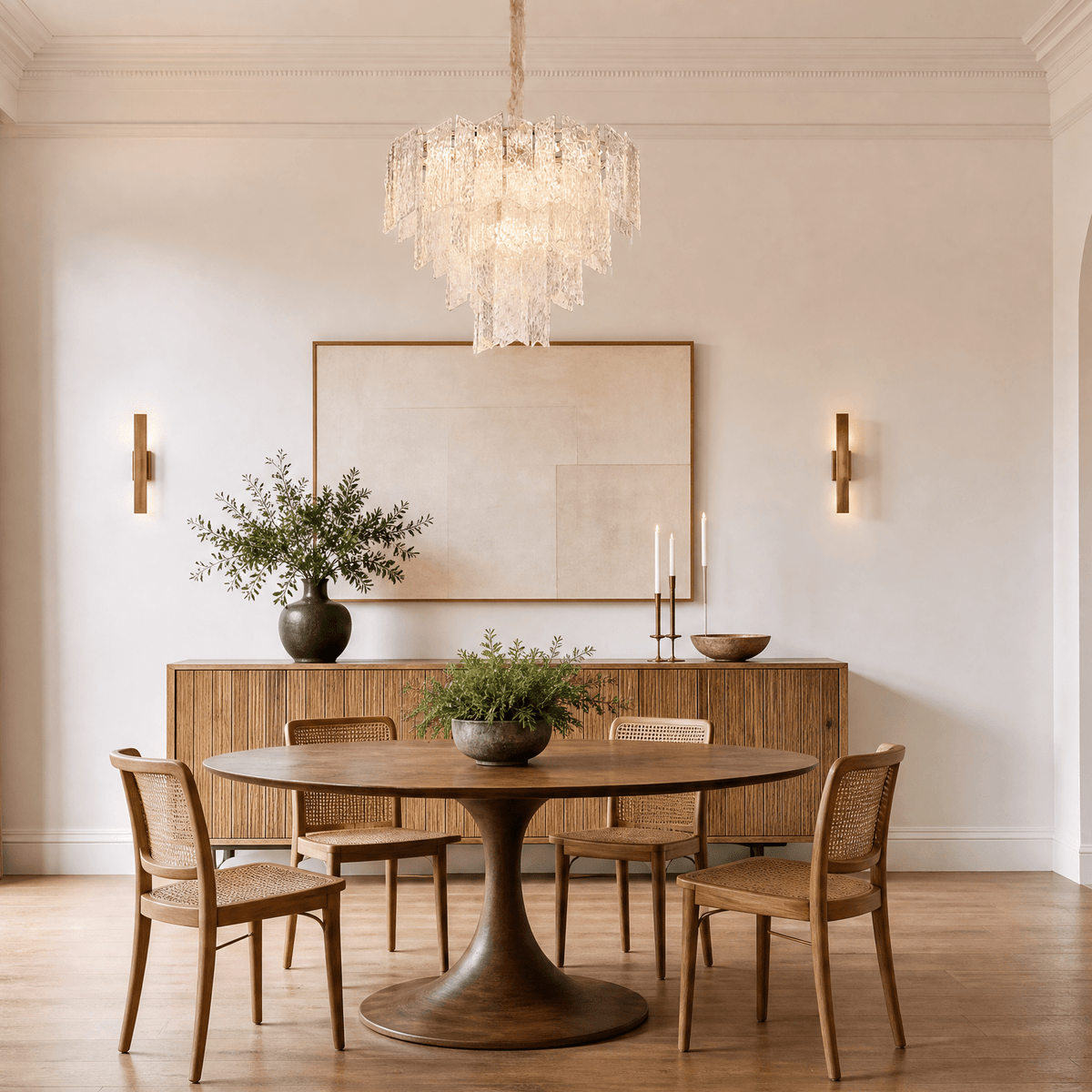 Bolla Brass Globe Chandelier - Blushlighting