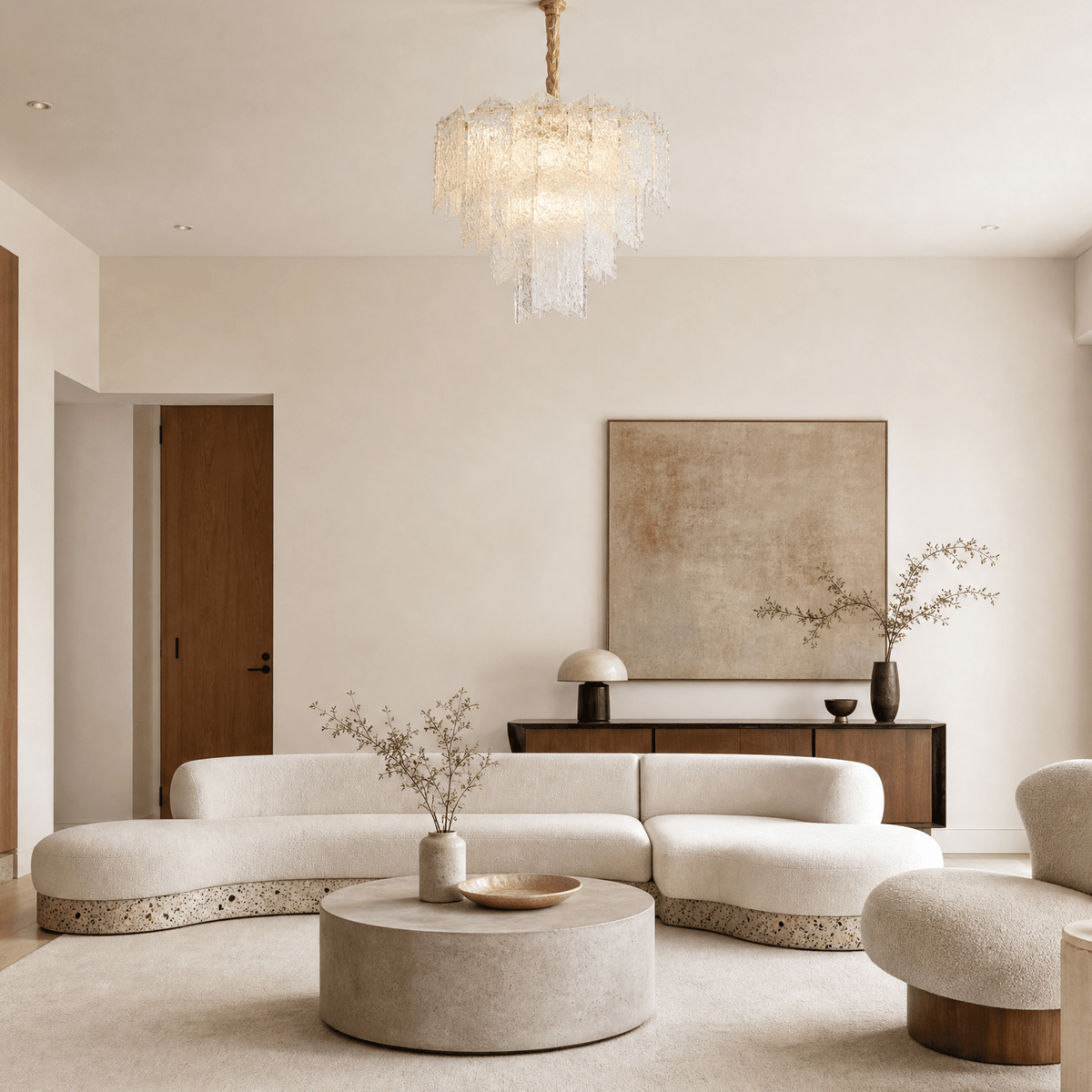 Bolla Brass Globe Chandelier - Blushlighting