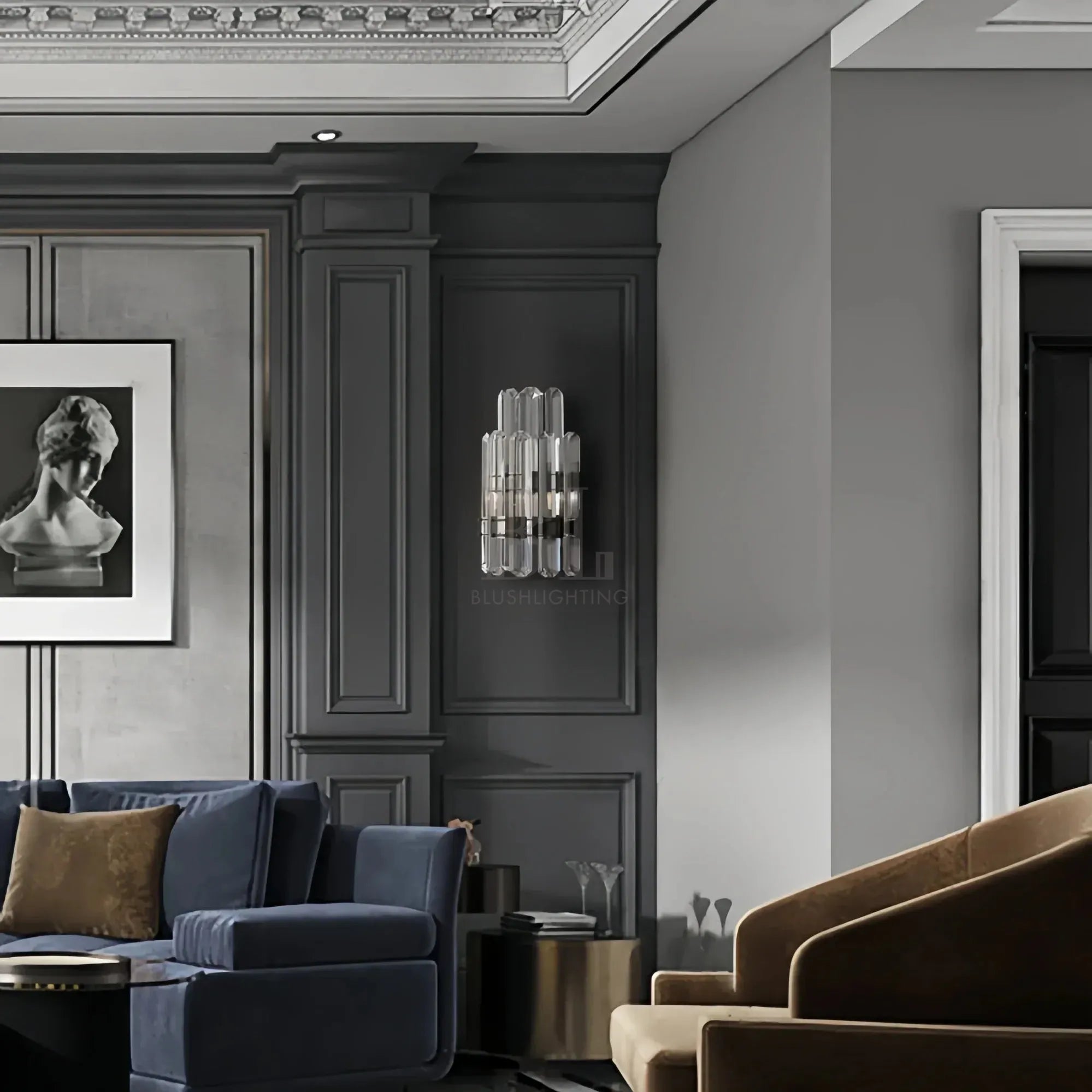 Bonington Crystal Wall Sconce-