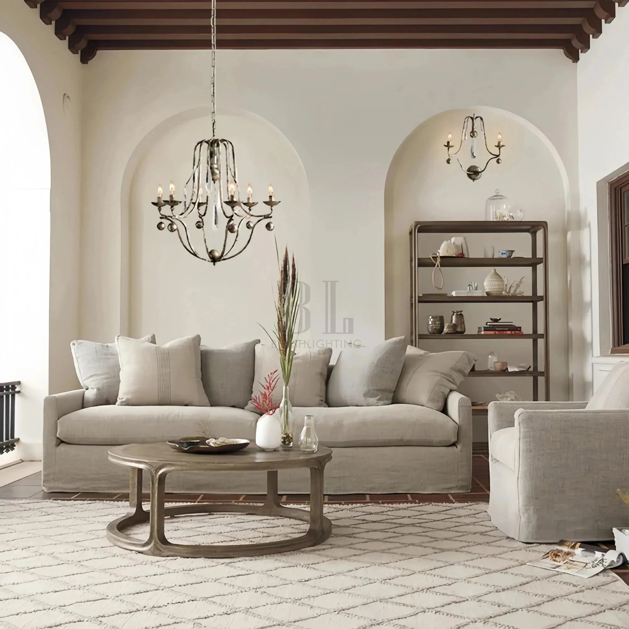 Bonitai Chandelier - Silver - Blushlighting