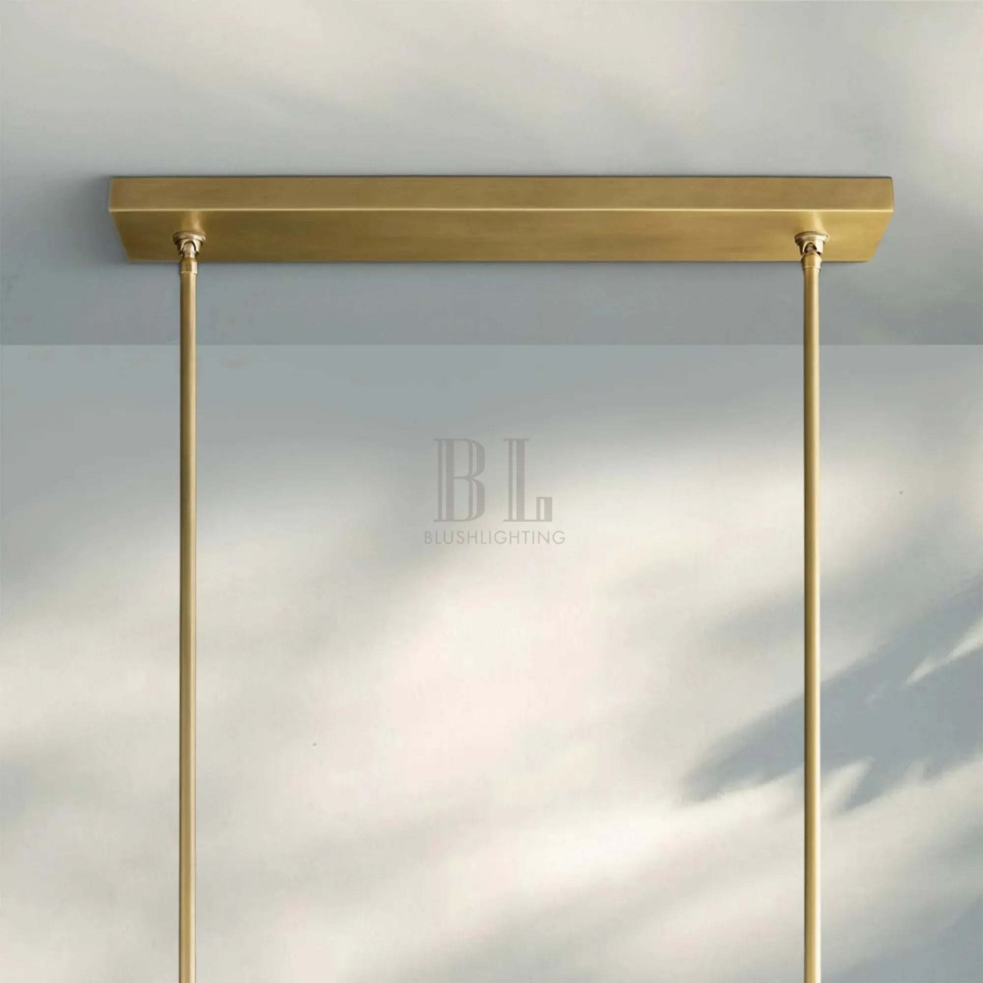 Bouble De Crystal Ball Linear Chandelier 48" 60"-Blushlighting