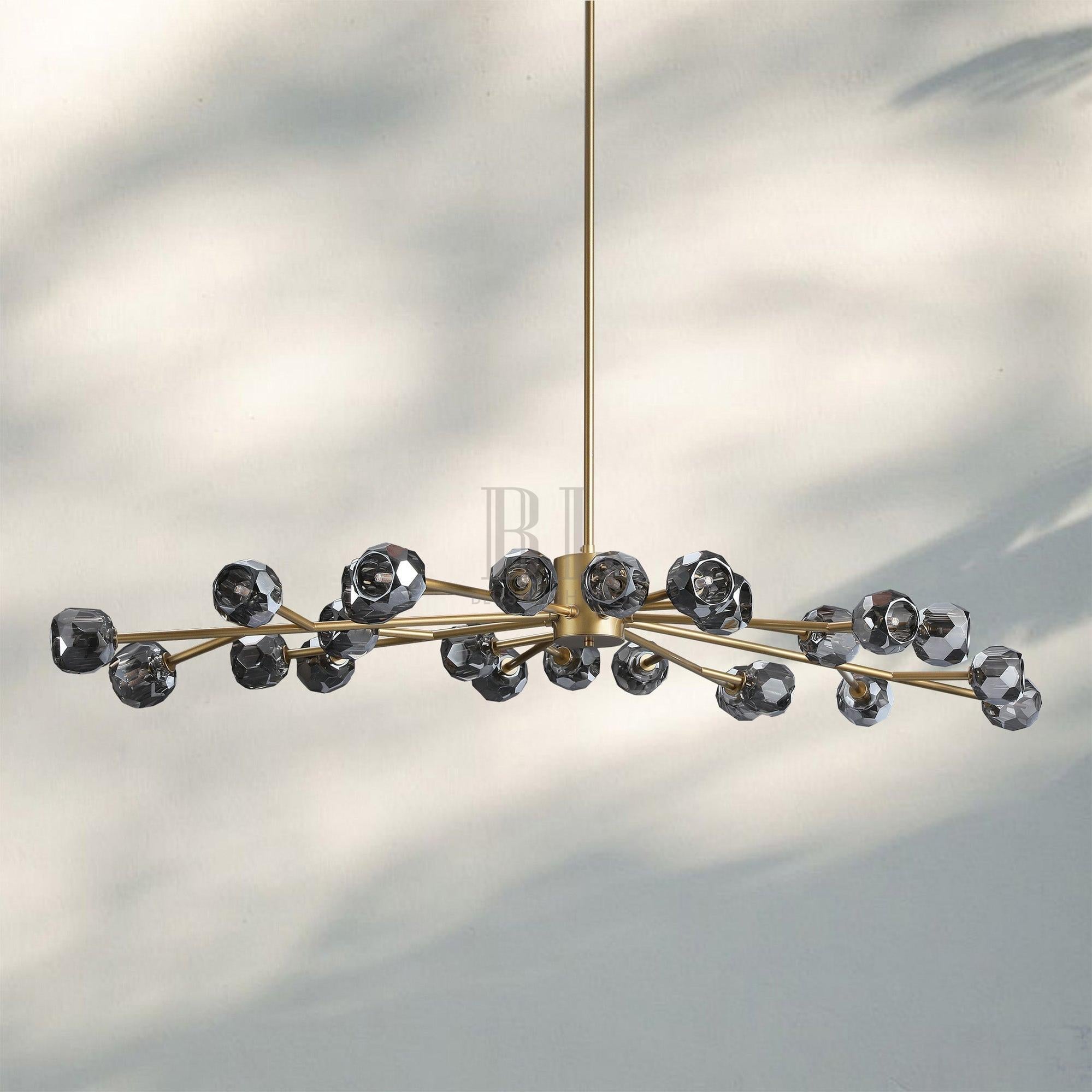 Bouble De Crystal Round Chandelier-