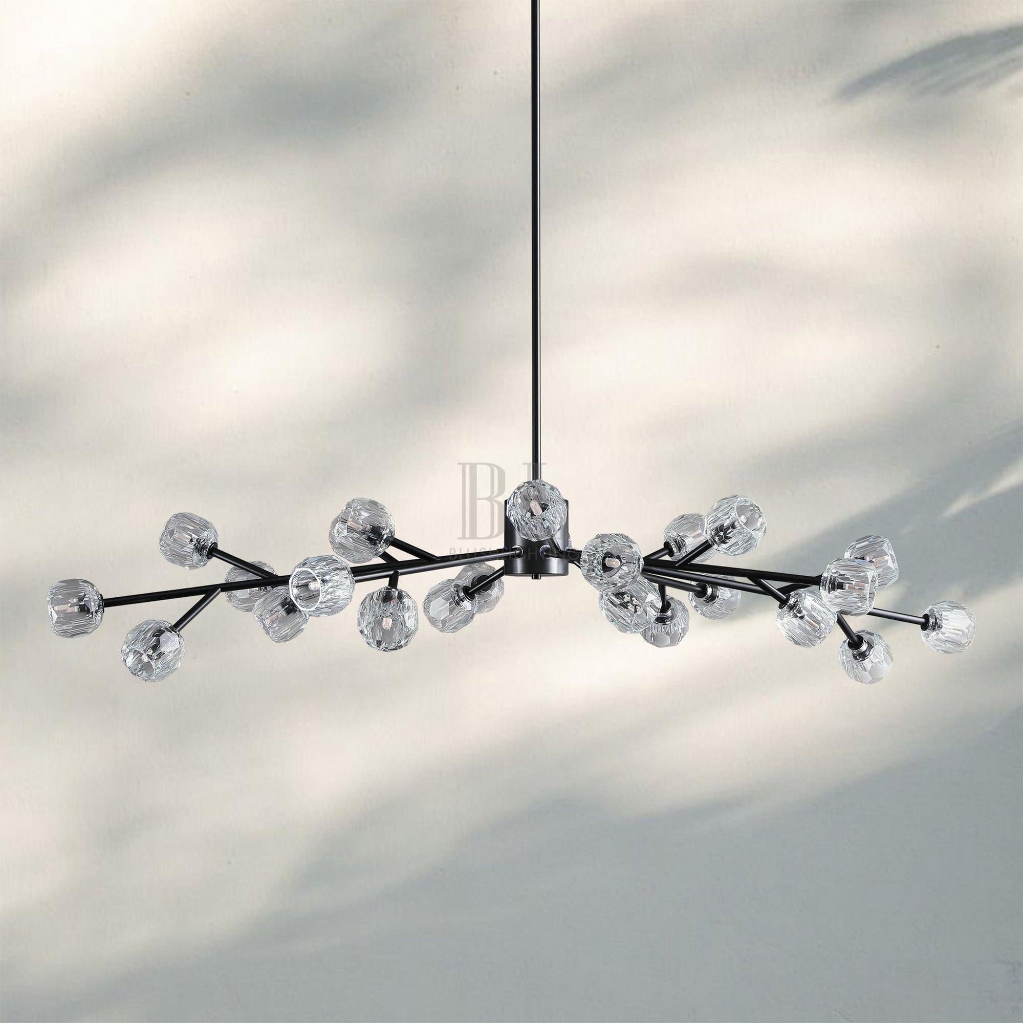 Bouble De Crystal Round Chandelier-