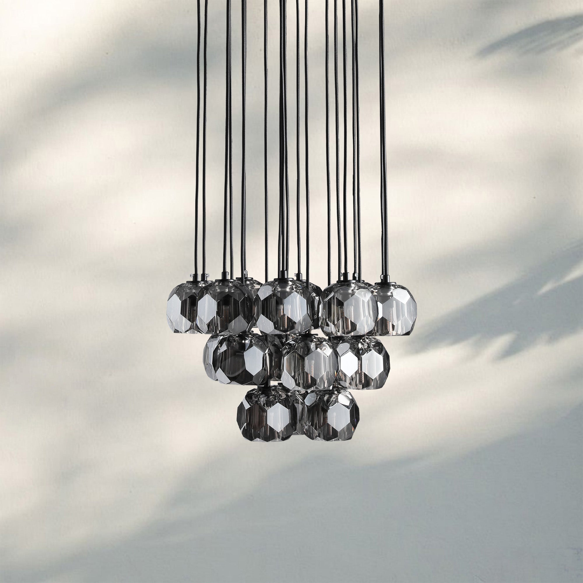 Bouble De Crystal Round Cluster Chandelier-