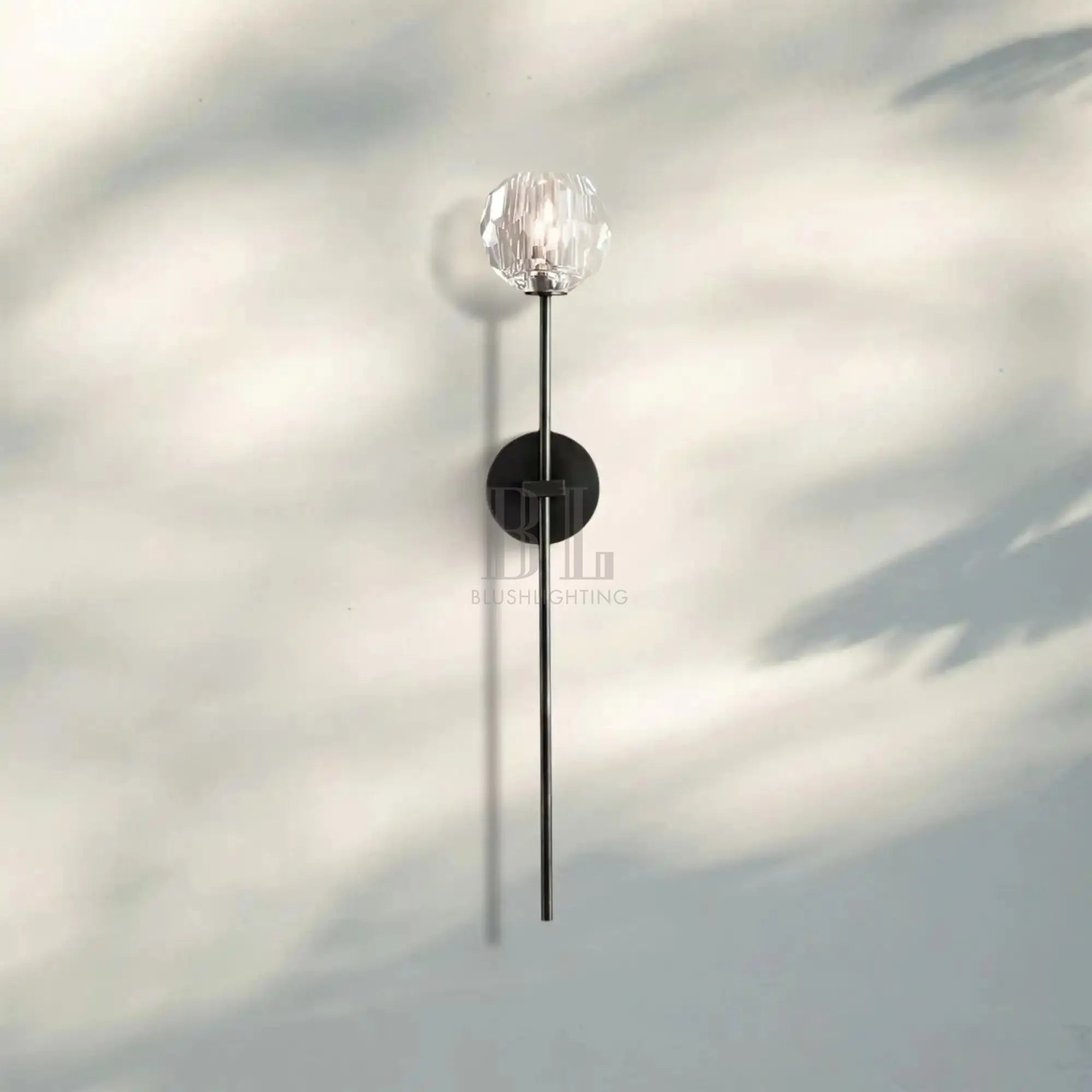 Bouble de Crystal Wall Sconce-Blushlighting