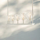 Bouble De Crystal Ball Linear Chandelier 48" 60"-Blushlighting